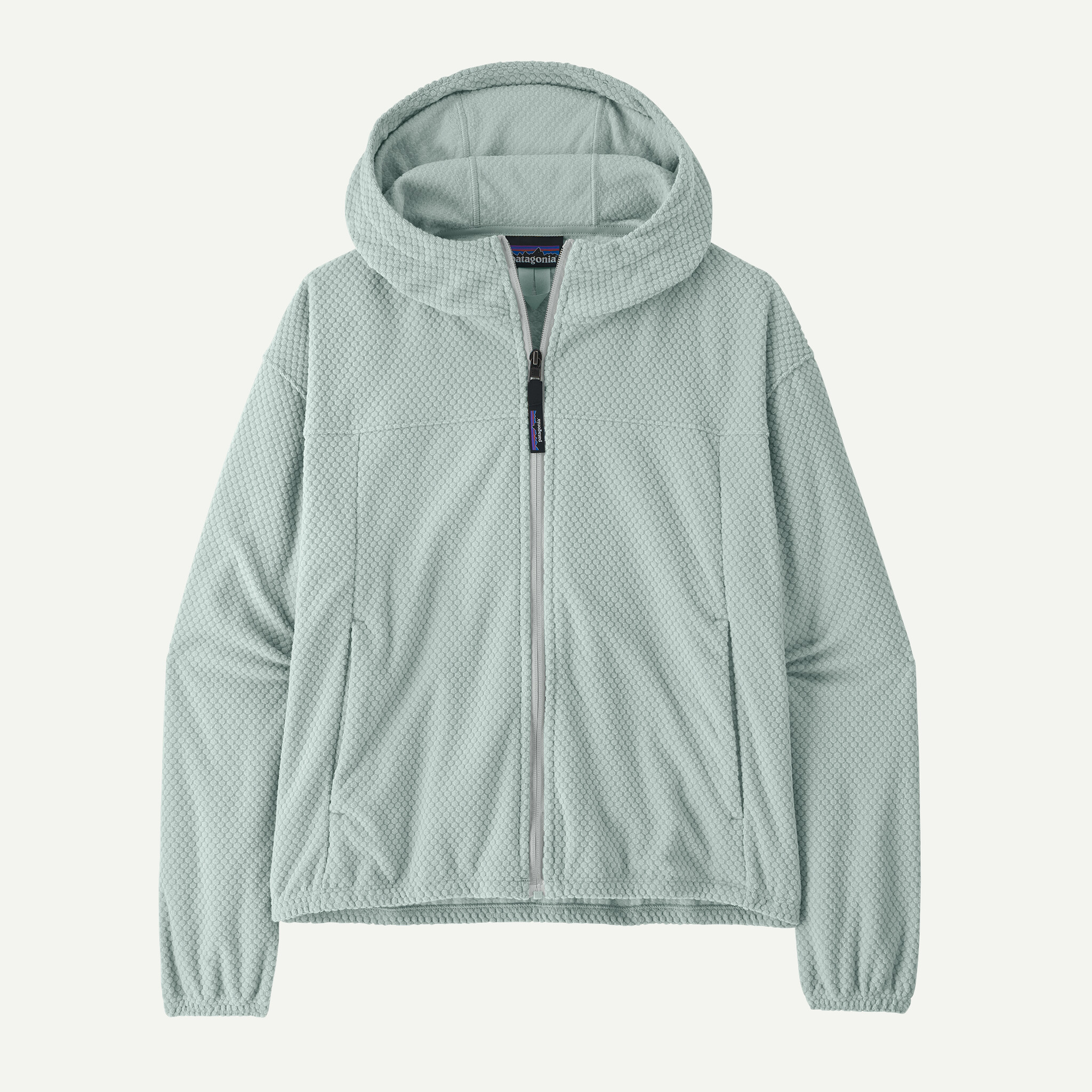 Women's Textured Fleece Hoody - Virtually Blue