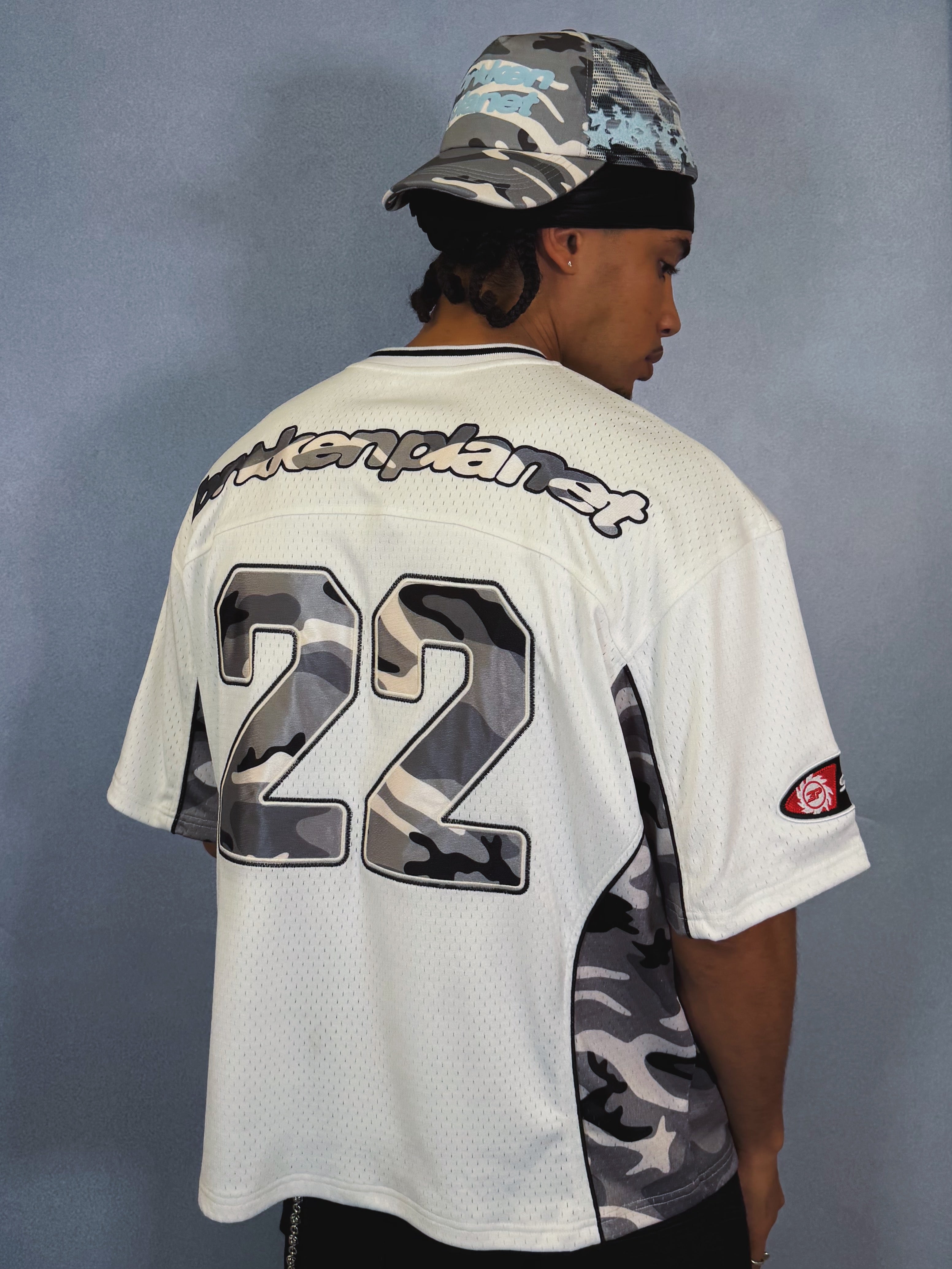 Star Camo Football Jersey - Snow Star Camo - 5
