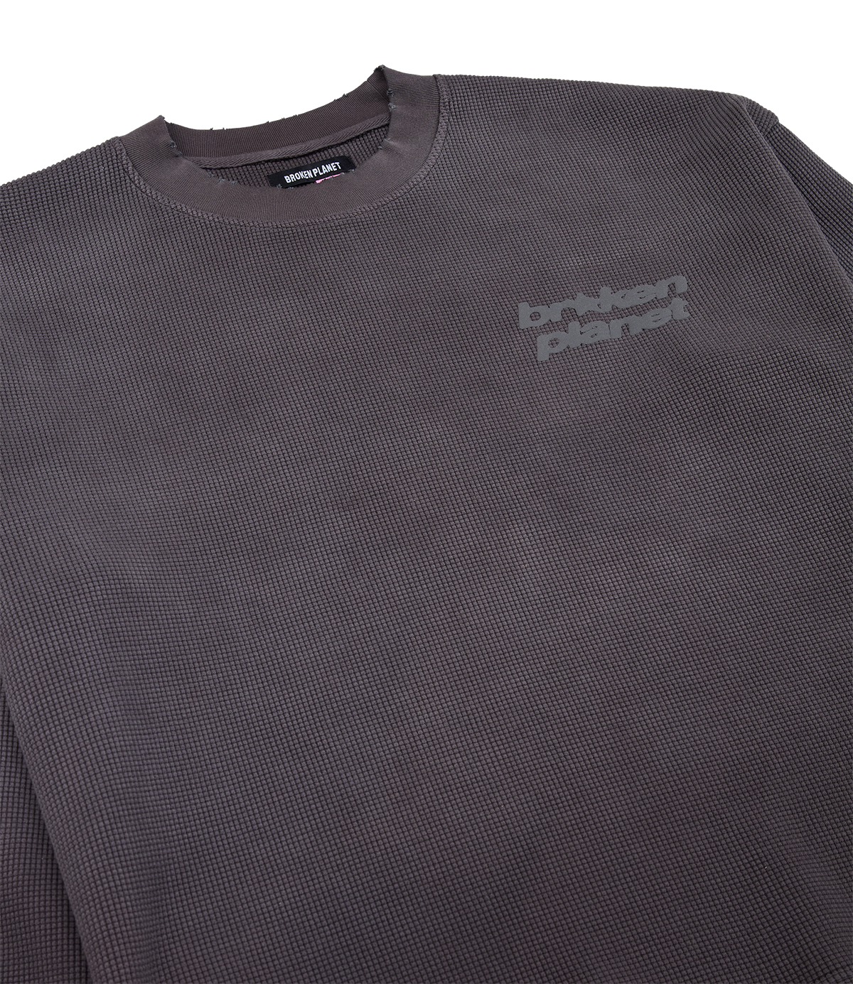 Star Logo Sunfaded Waffle Long Sleeve - Soot Black - 5