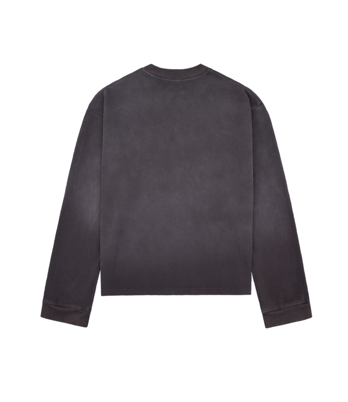 Star Logo Sunfaded Waffle Long Sleeve - Soot Black - 4