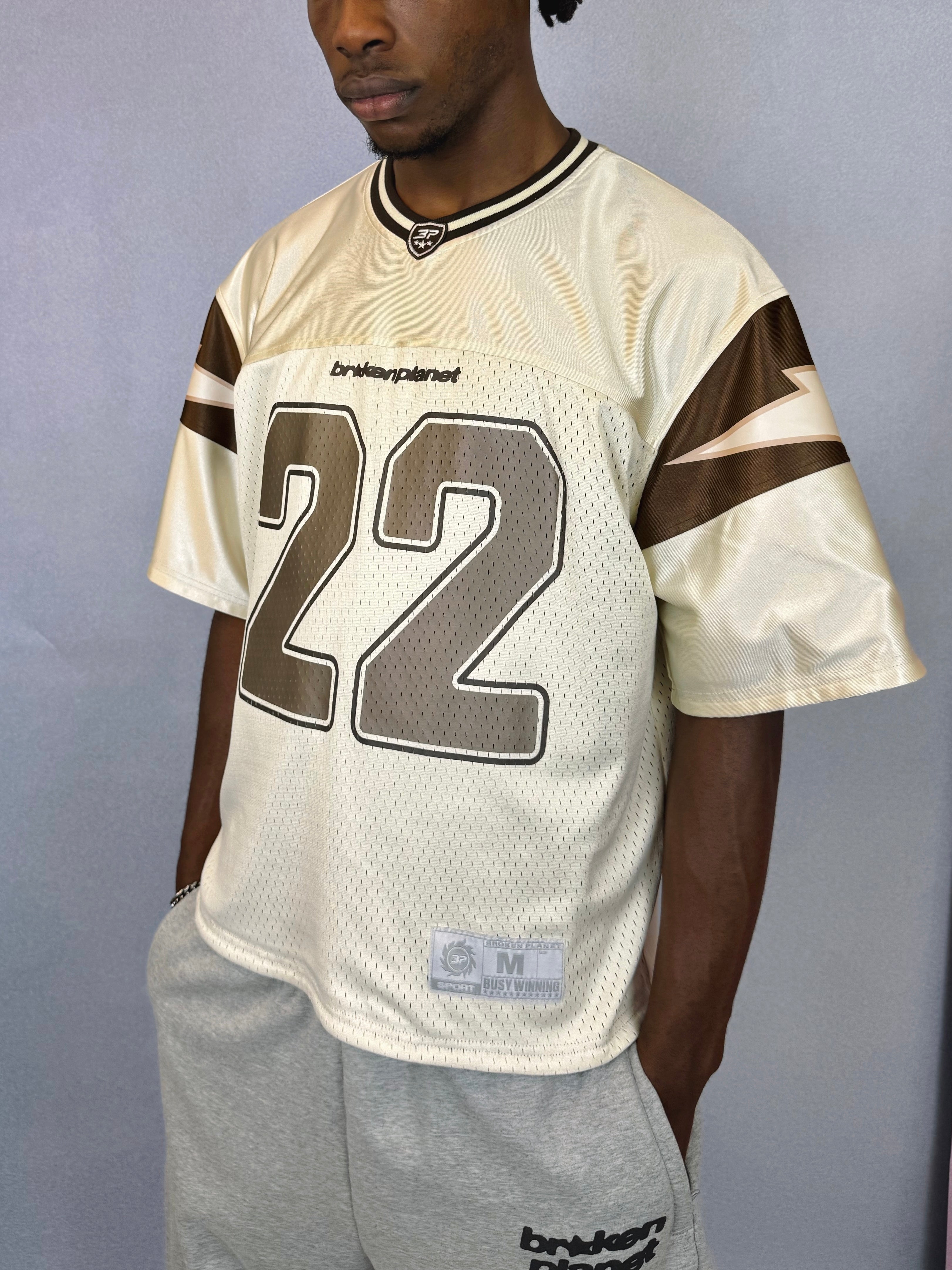 Reversible Bolt Jersey - Chocolate Brown/Vanilla White - 7