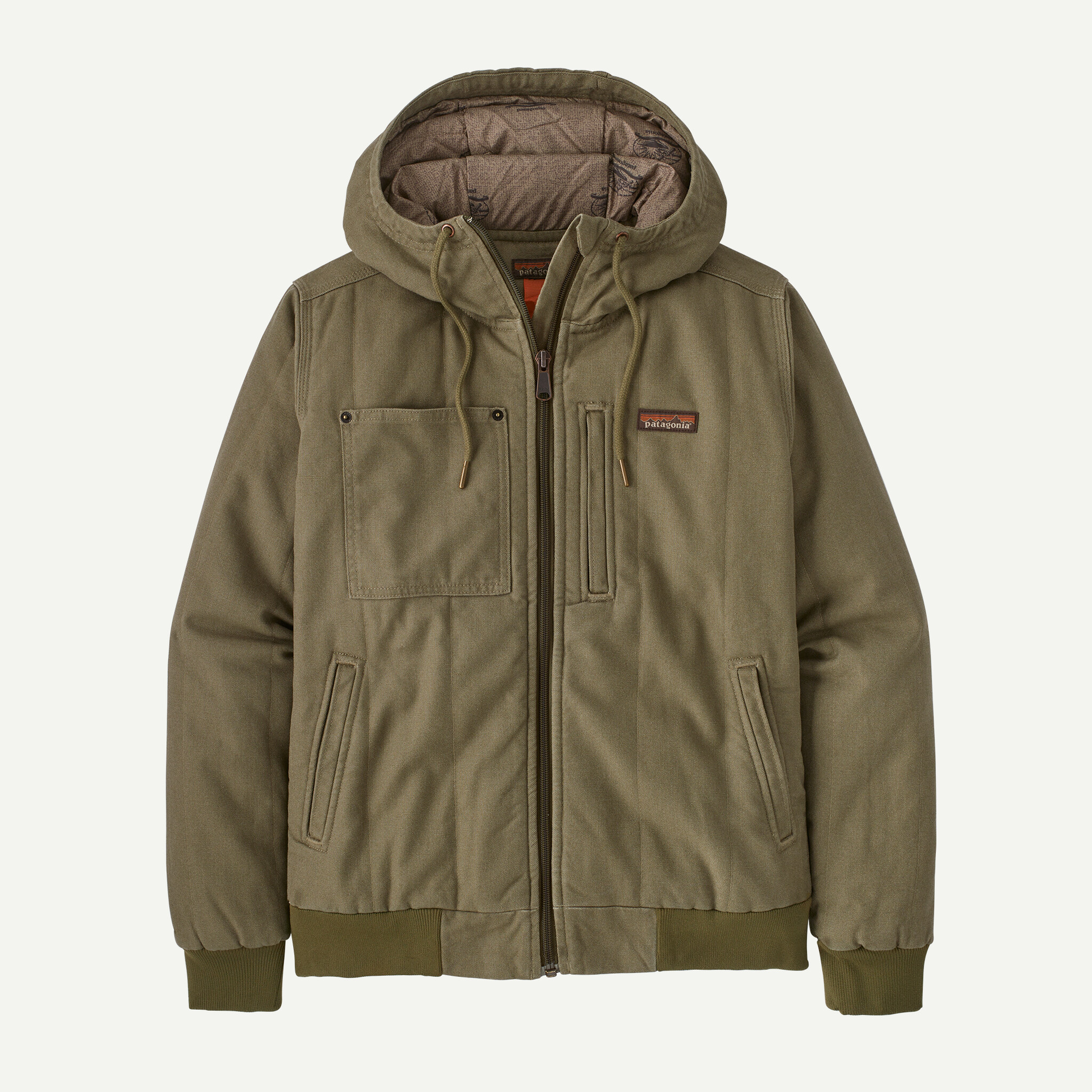 Women's All Seasons Bomber Hoody Work Jacket - Tent Green
