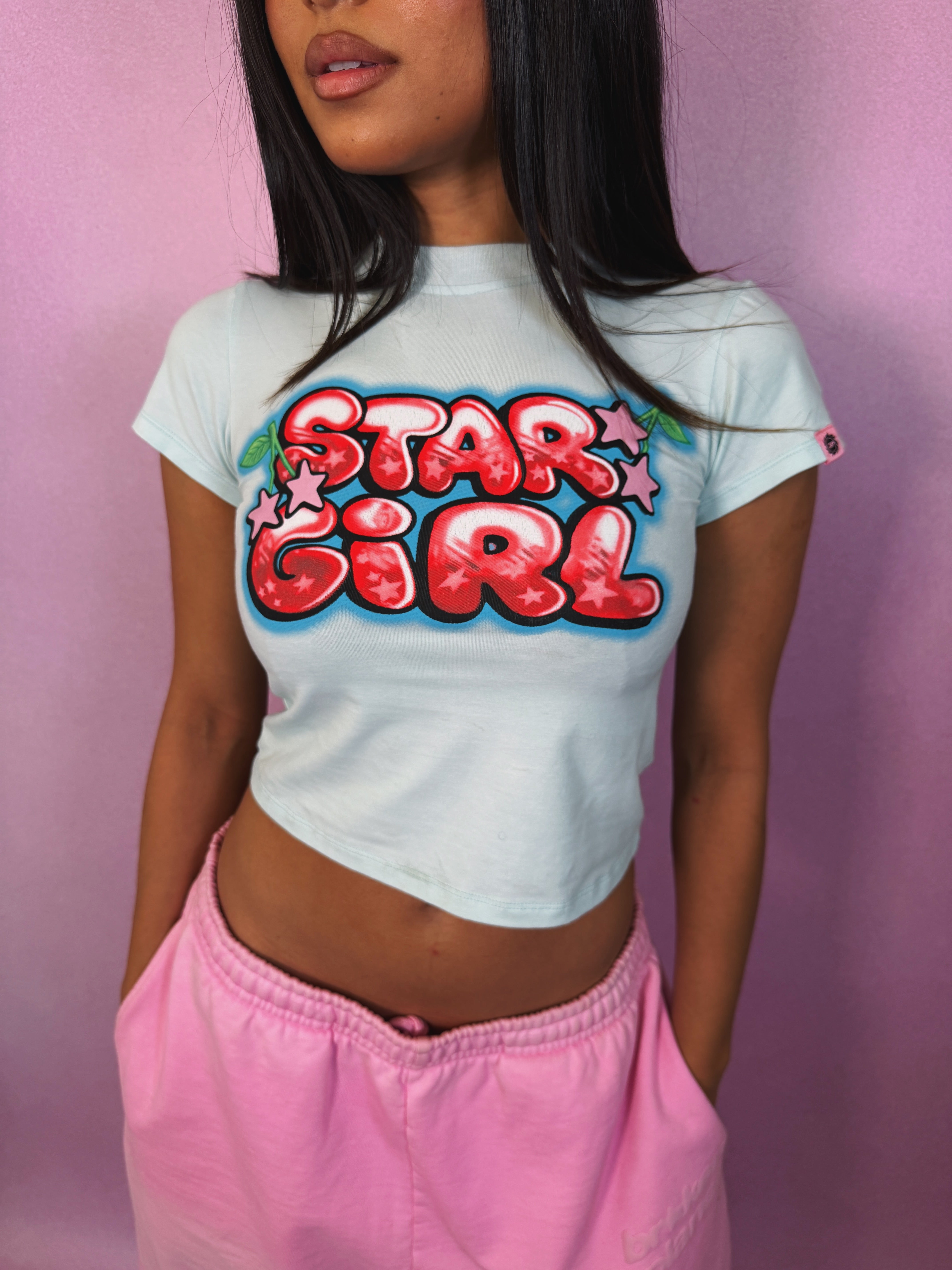 Stargirl Tee - Aqua Blue