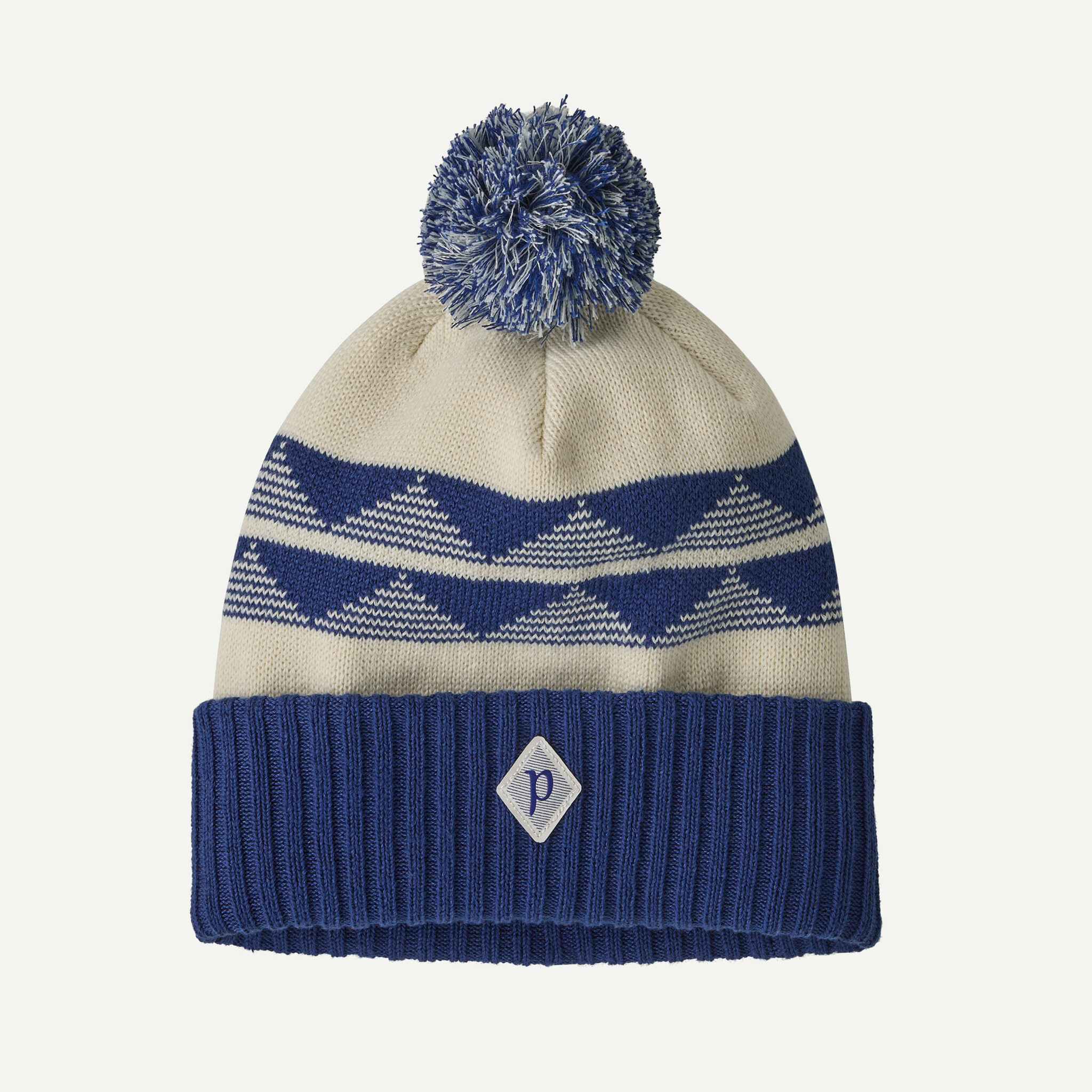 Powder Town Beanie - Hut Tripper Stripe: Birch White