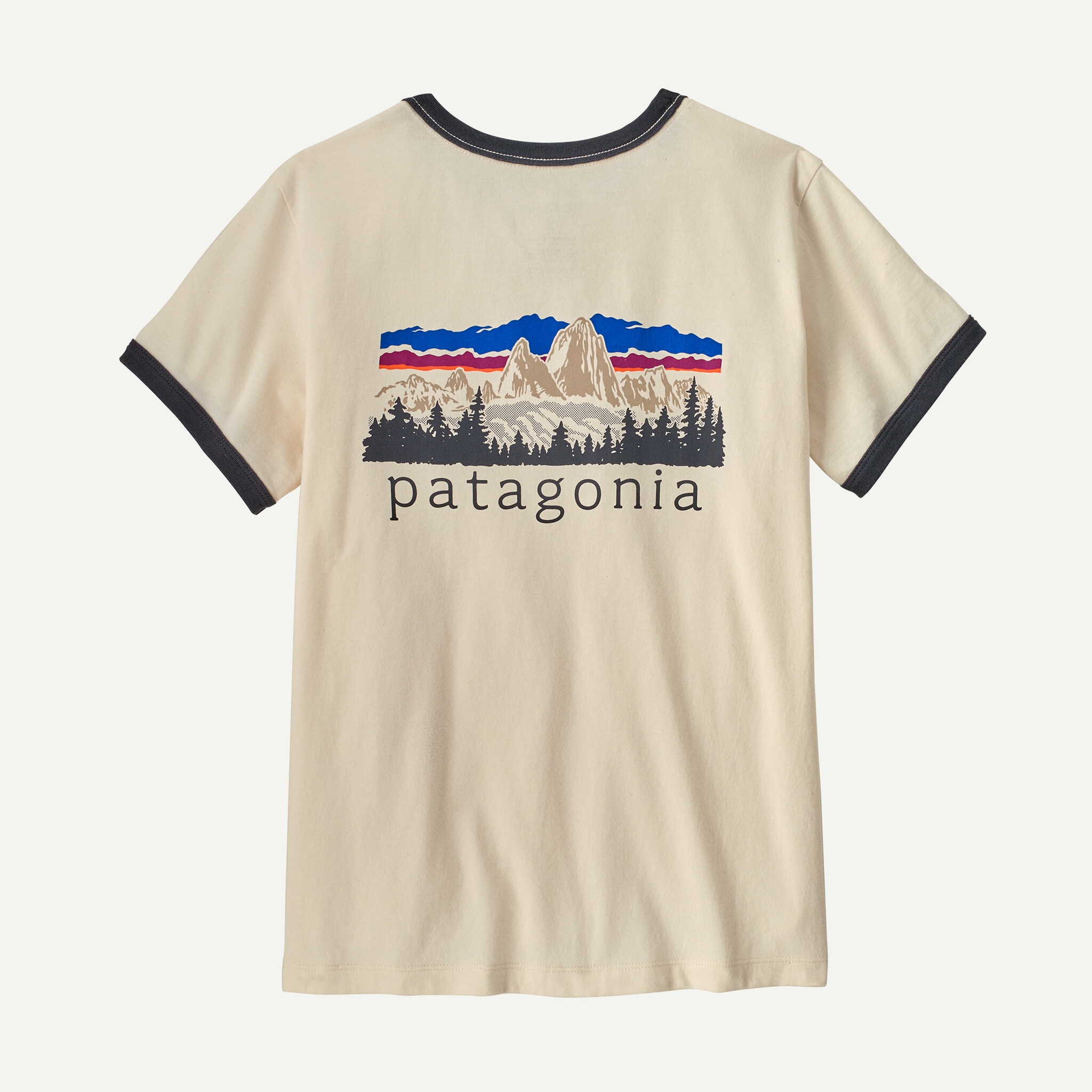 Women's Fitz Roy Foothills Ringer Tee - Undyed Natural