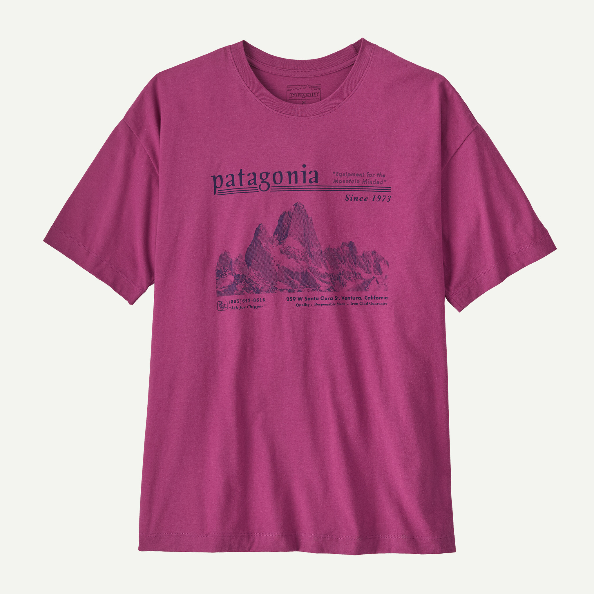 Women's Hut Tripper Skyline Oversized T-Shirt - Amaranth Pink