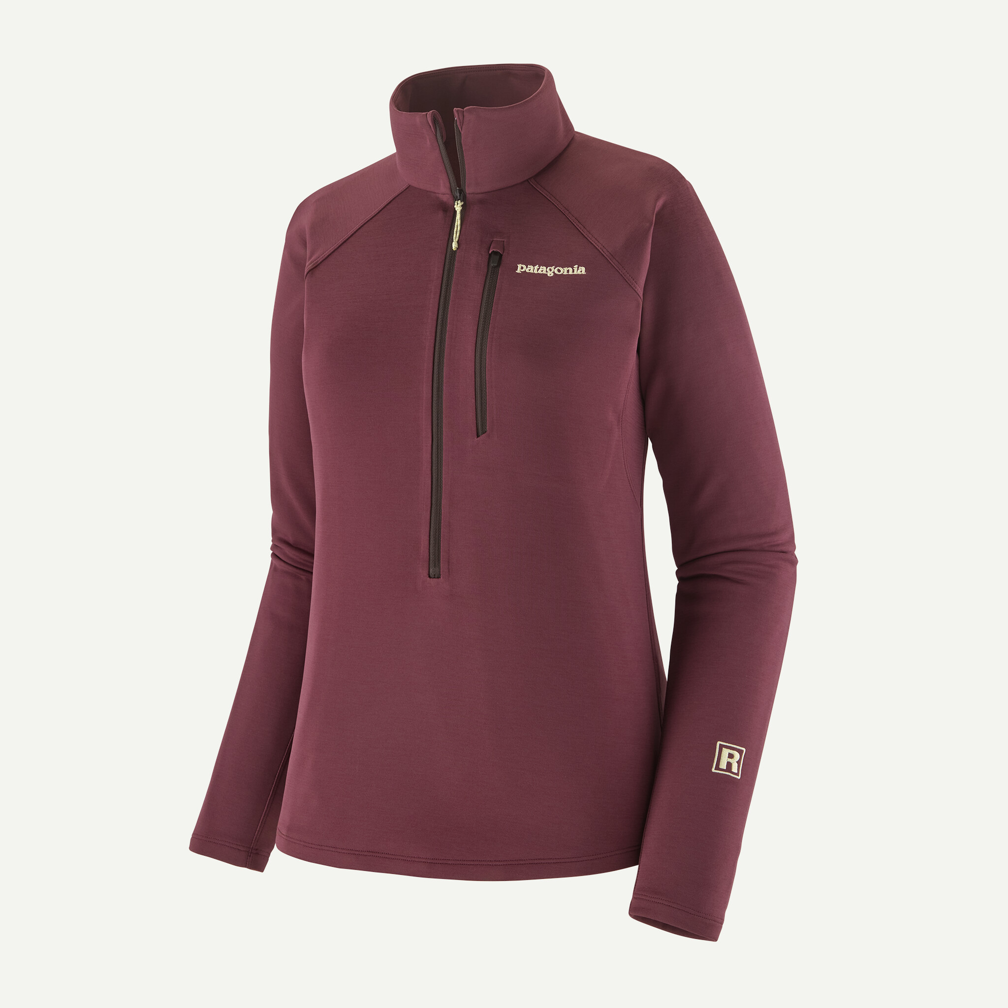 Women's R1(R) Ultralight 1/2-Zip Pullover - Berry Fig