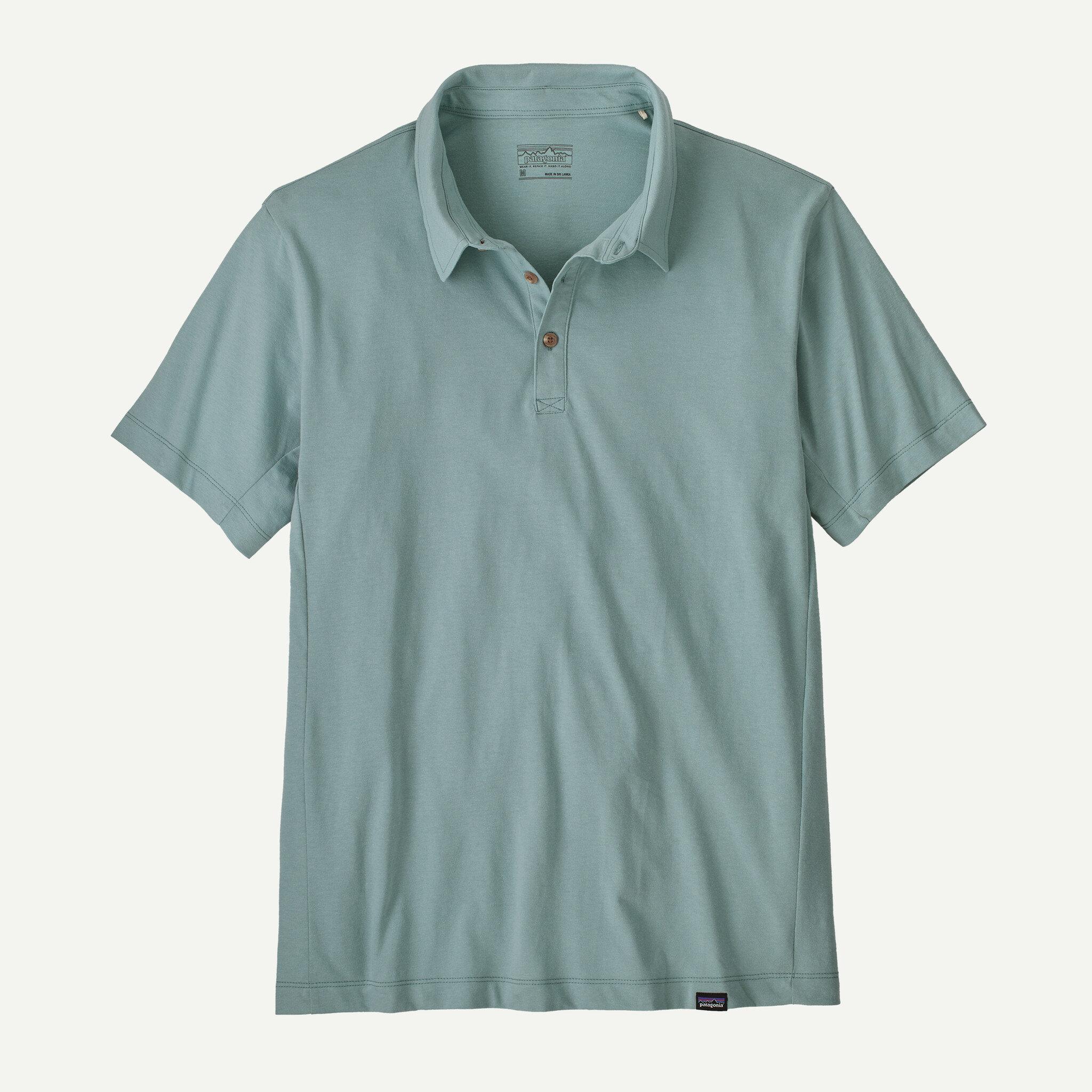 Men's Essential Polo Shirt - Blue Sage