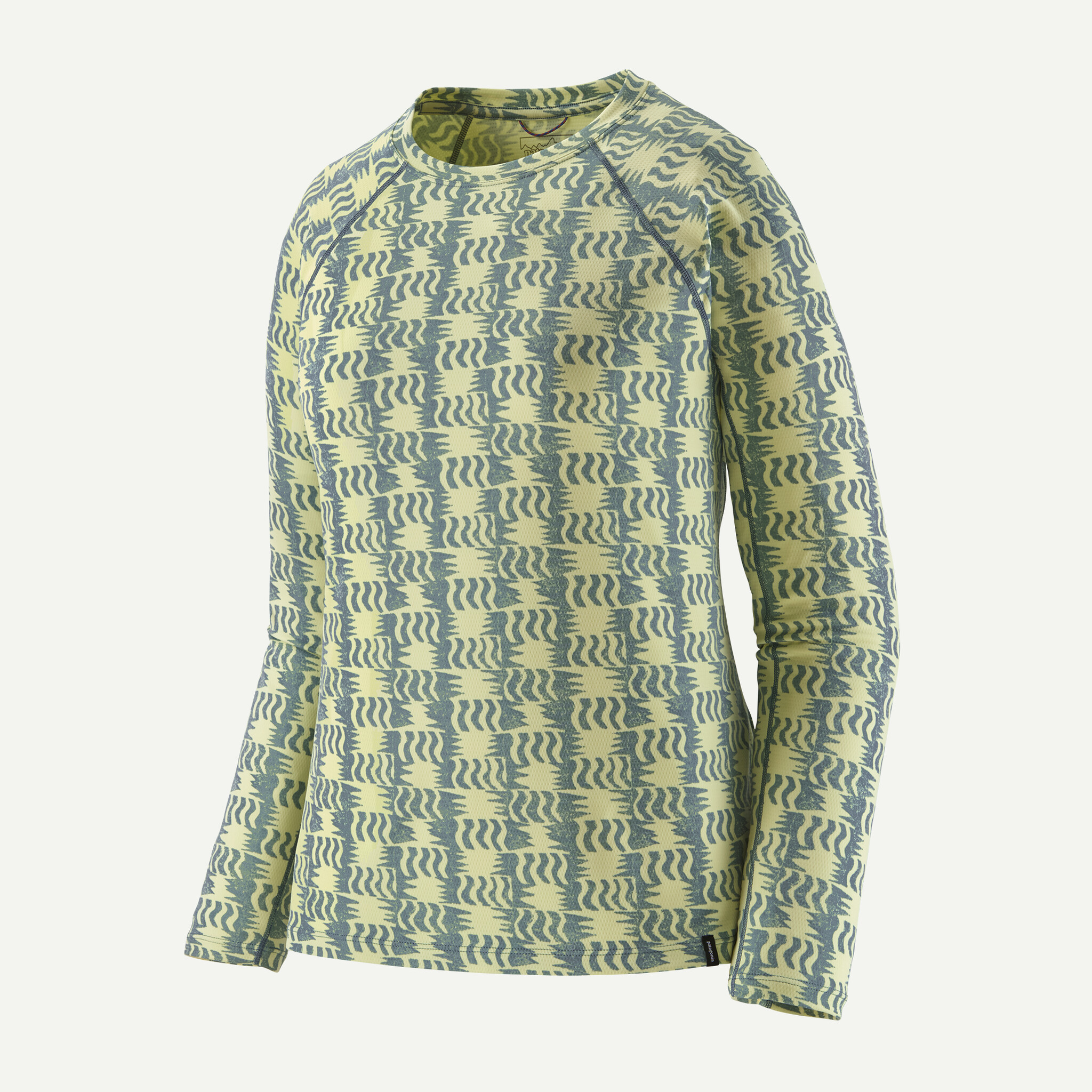 Women's Capilene(R) Midweight Crewneck - Sun Quilt: Blue Sage