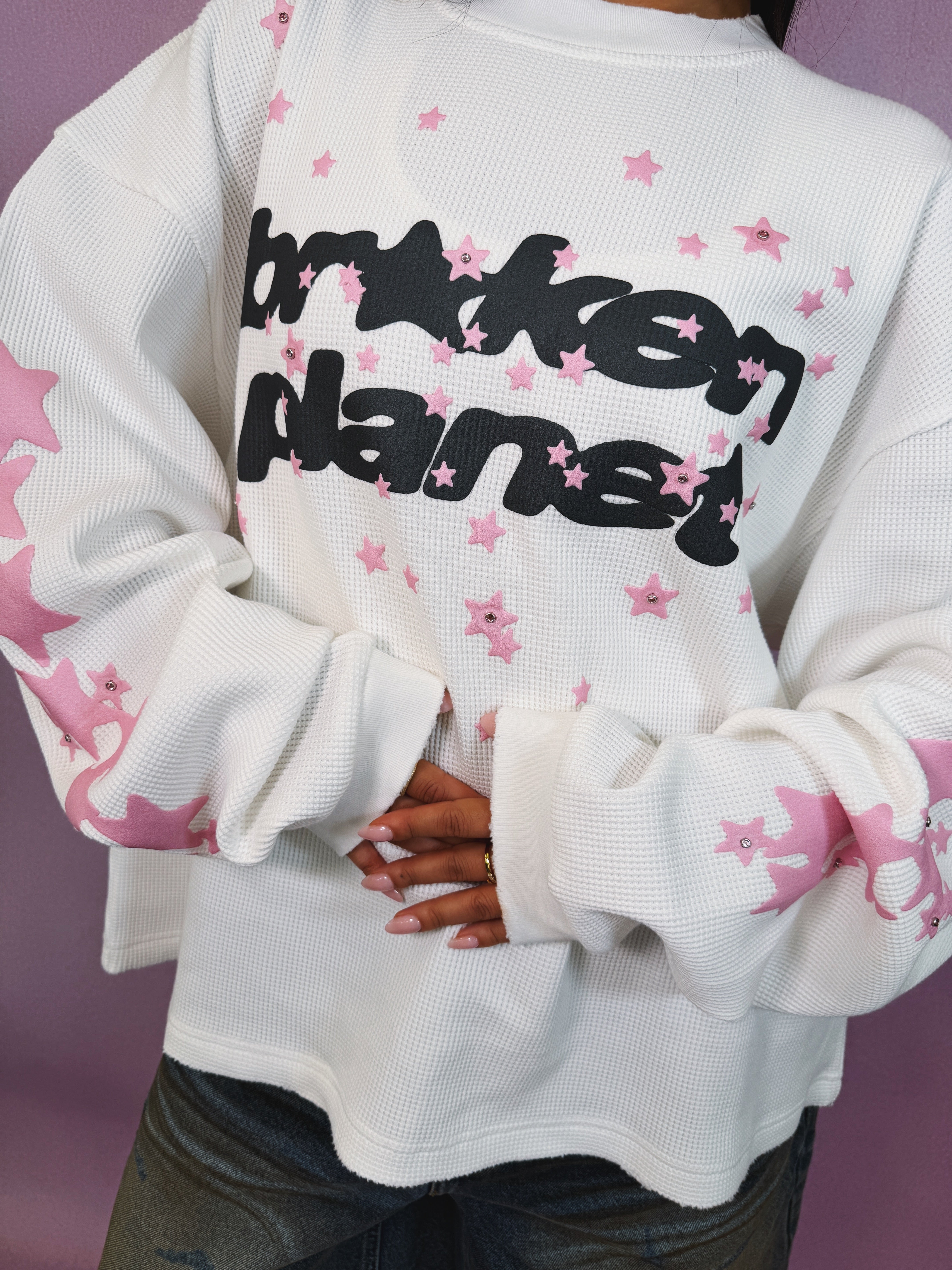 Allstars Waffle Long Sleeve - Vanilla White - 6