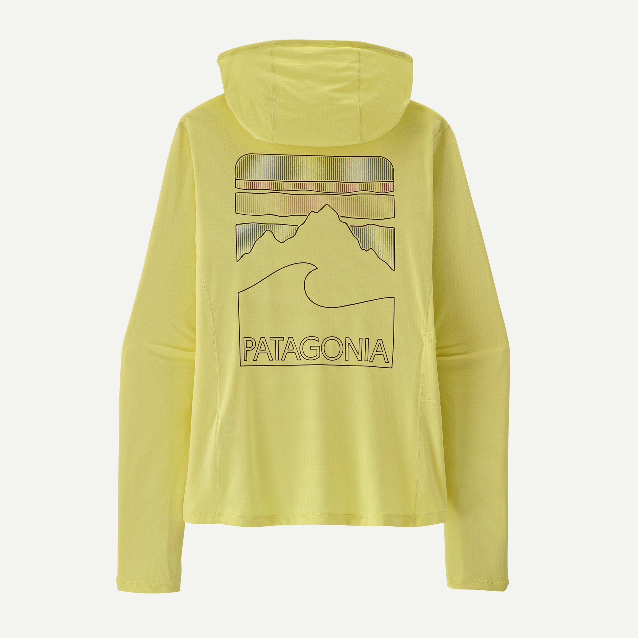 Women's Capilene(R) Cool Sun Hoody - Peak Visions - Vellum Green - Light Vellum Green X-Dye