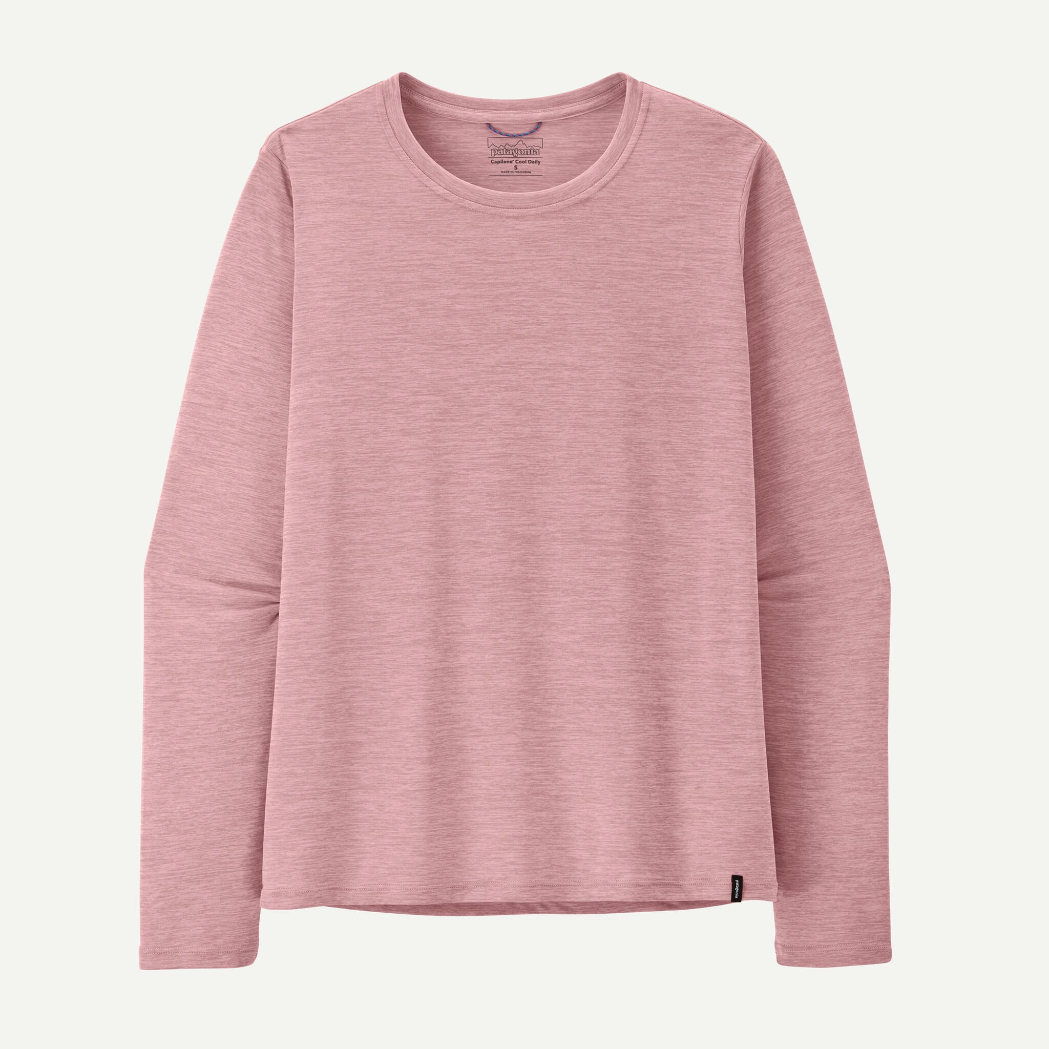 Women's Long-Sleeved Capilene(R) Cool Daily Shirt - Fuzzy Mauve - Light Fuzzy Mauve X-Dye
