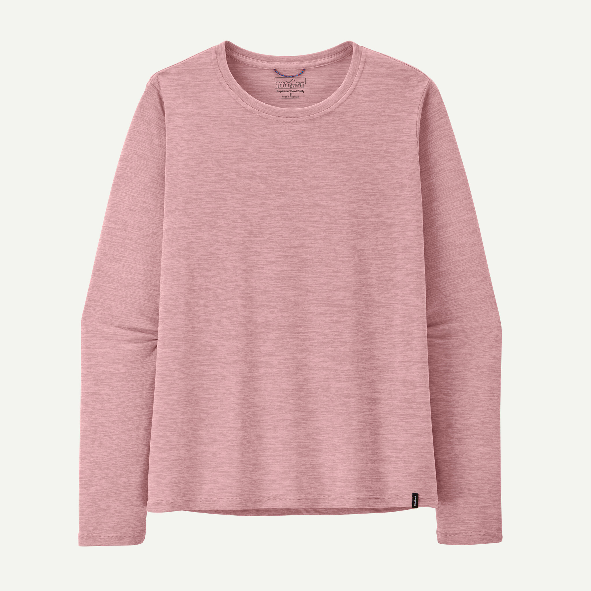 Women's Long-Sleeved Capilene(R) Cool Daily Shirt - Fuzzy Mauve - Light Fuzzy Mauve X-Dye