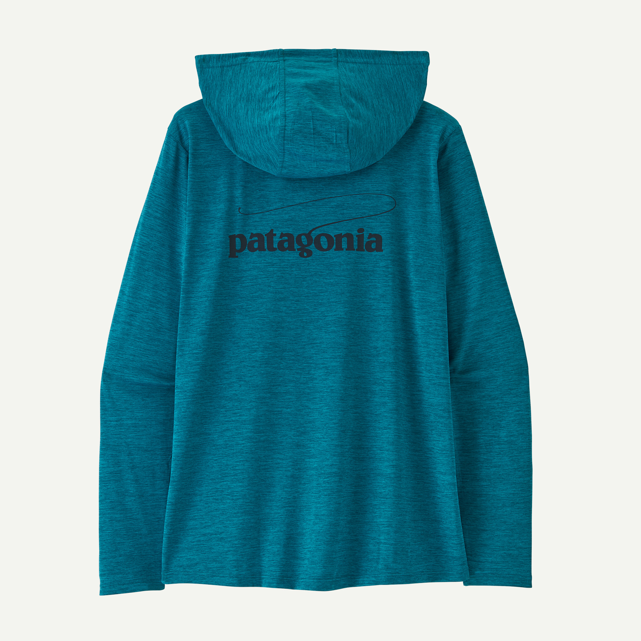 Women's Capilene(R) Cool Daily Hoody - Casting Logo - Glacial Blue - Light Glacial Blue X-Dye