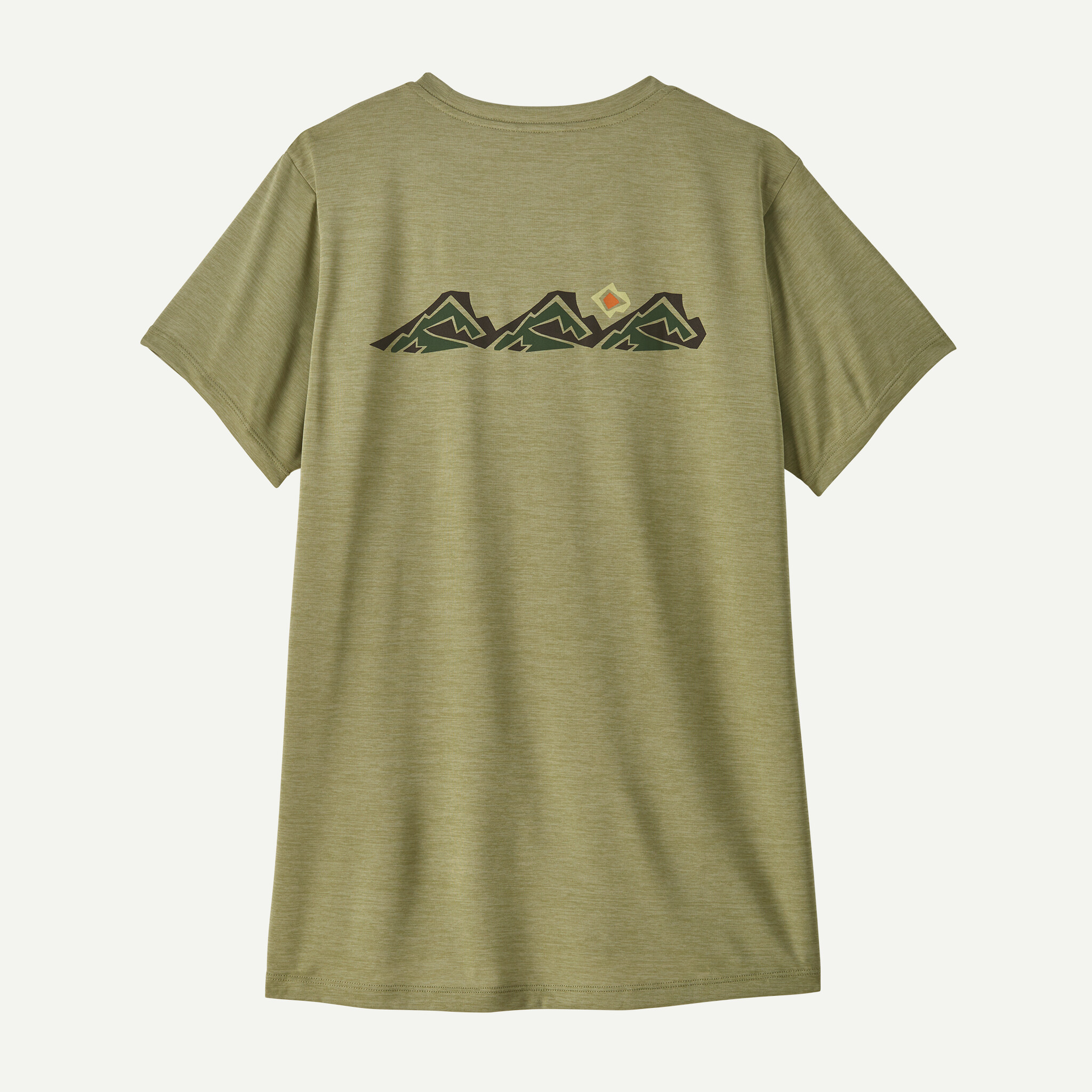 Women's Capilene(R) Cool Daily Shirt - Trailcheck - Gumtree Green - Light Gumtree Green X-Dye