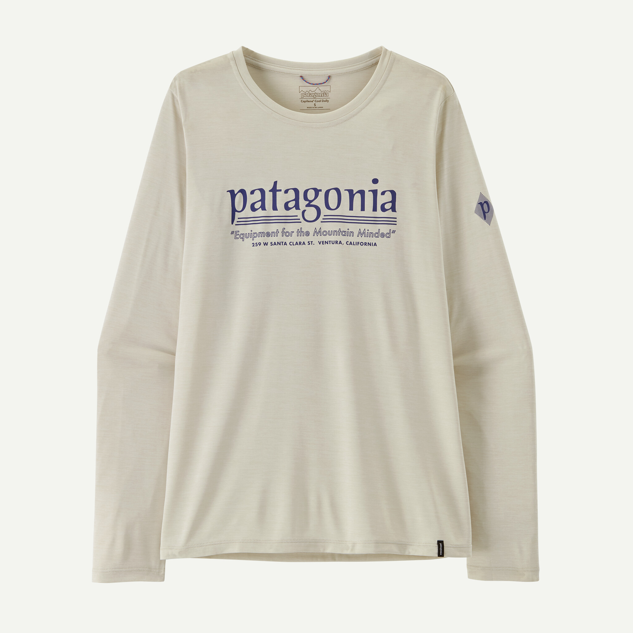 Women's Long-Sleeved Capilene(R) Cool Daily Shirt - Hut Tripper - Dyno White