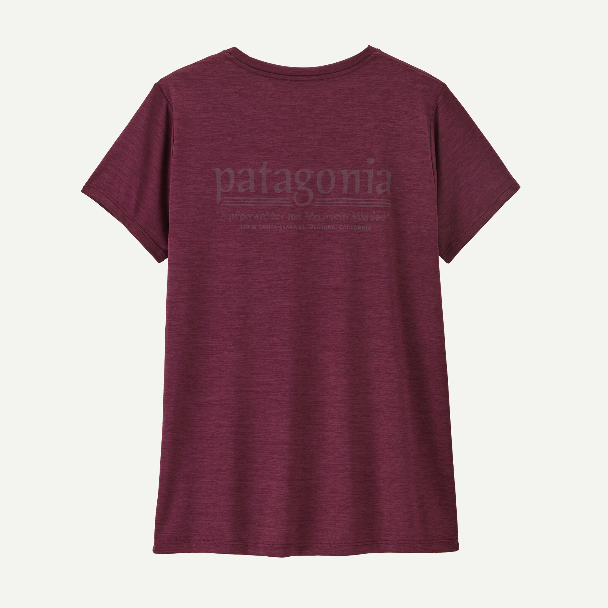 Women's Capilene(R) Cool Daily Shirt - Hut Tripper - Berry Fig - Light Berry Fig X-Dye