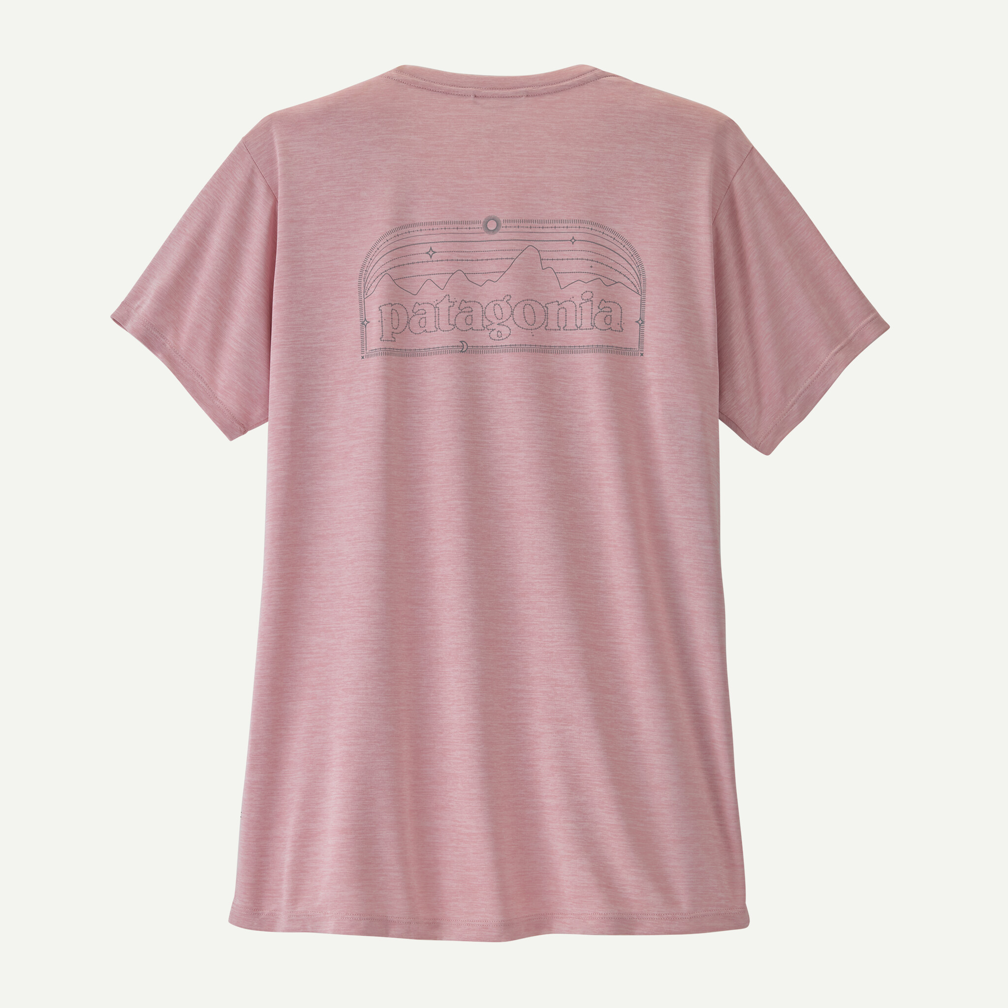 Women's Capilene(R) Cool Daily Shirt - P-6 Cosmos - Fuzzy Mauve - Light Fuzzy Mauve X-Dye