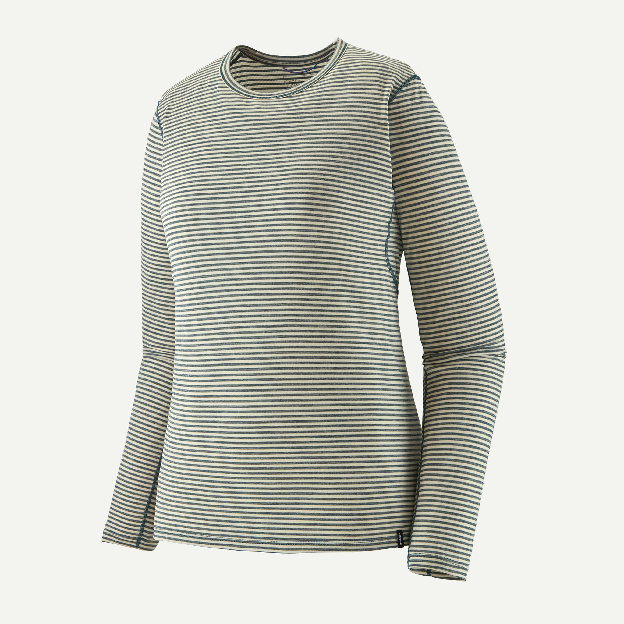 Women's Capilene(R) Lightweight Crewneck - Polar Stripe: Summit Blue