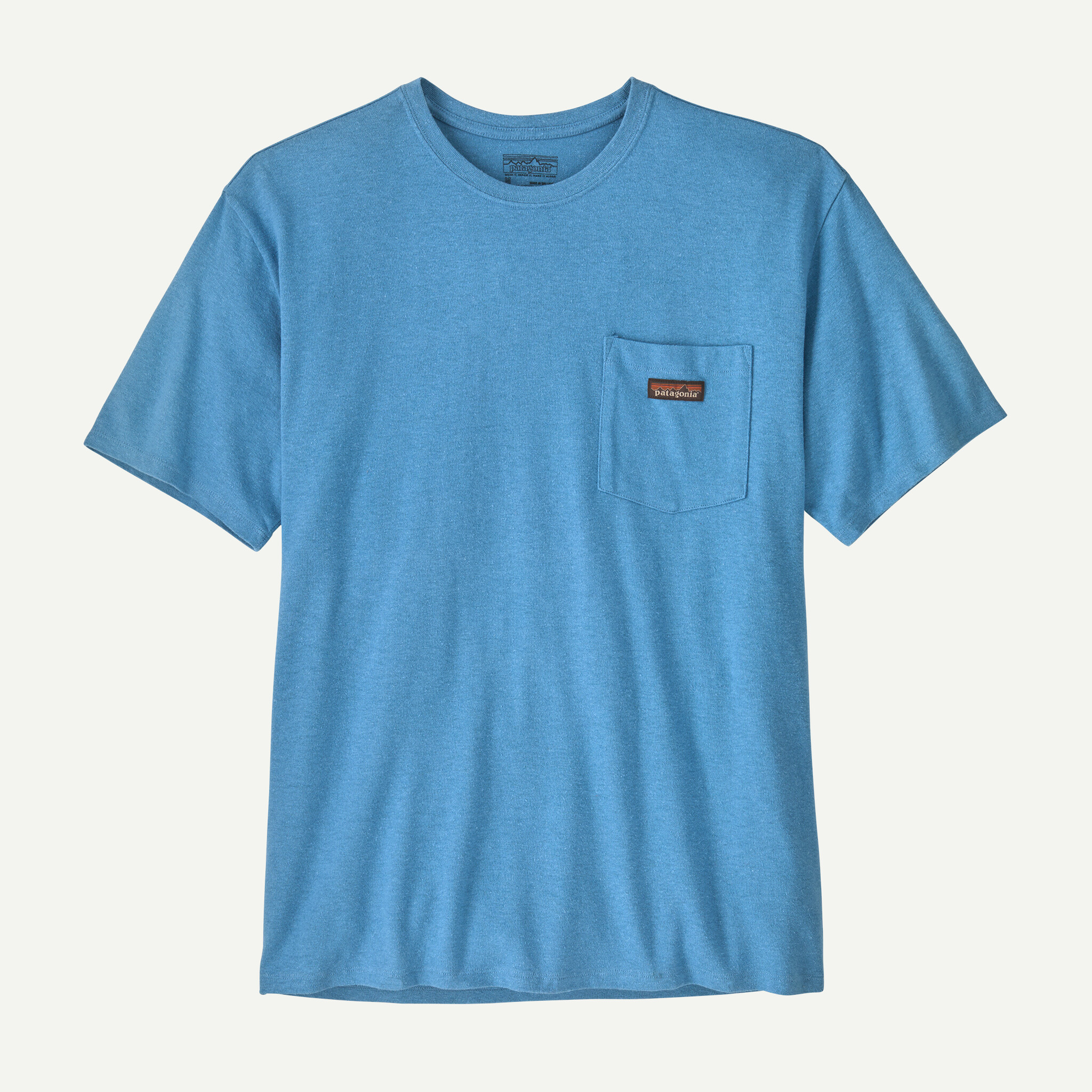 Men's Work Pocket T-Shirt - Shore Blue