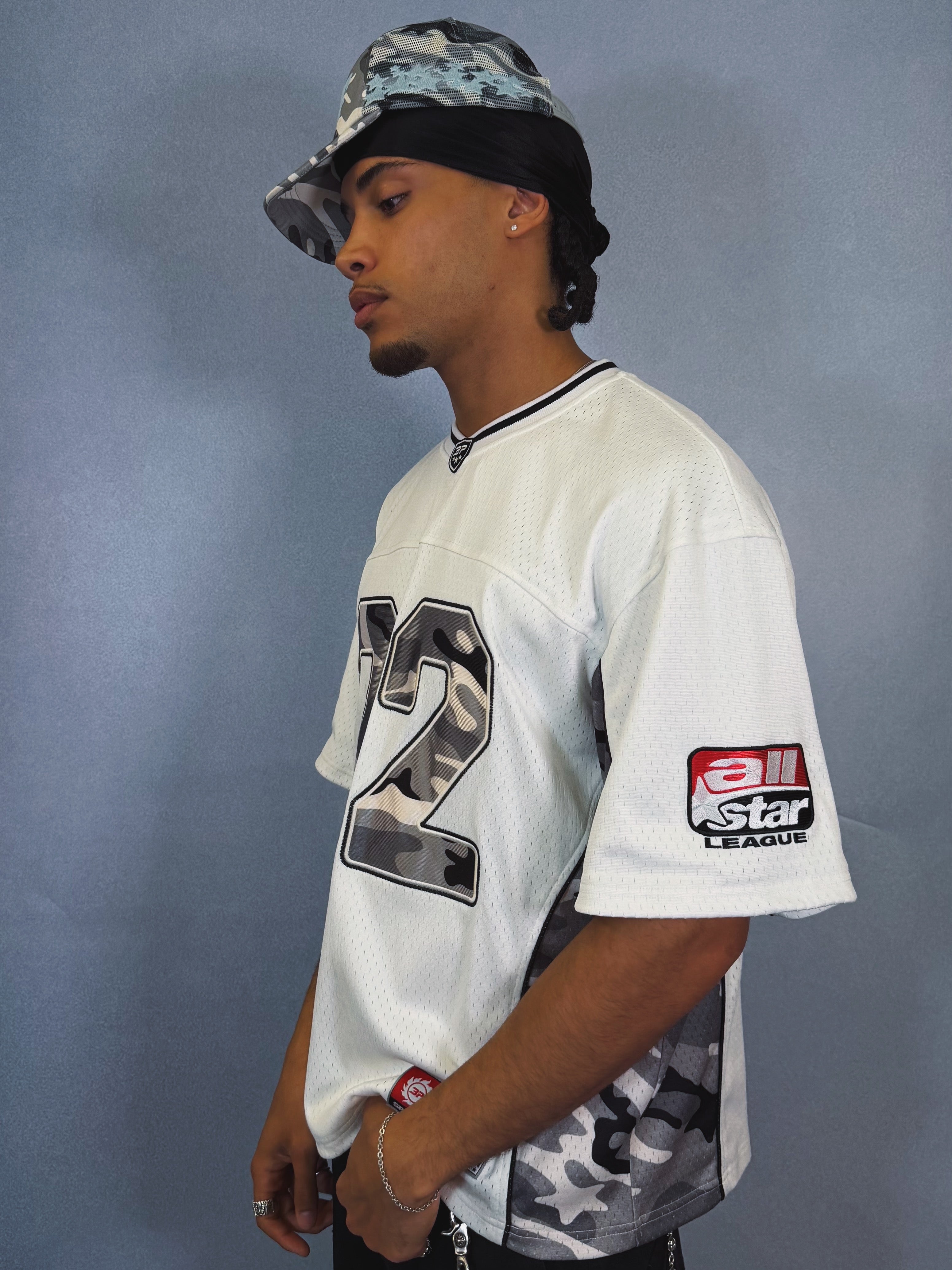 Star Camo Football Jersey - Snow Star Camo - 4