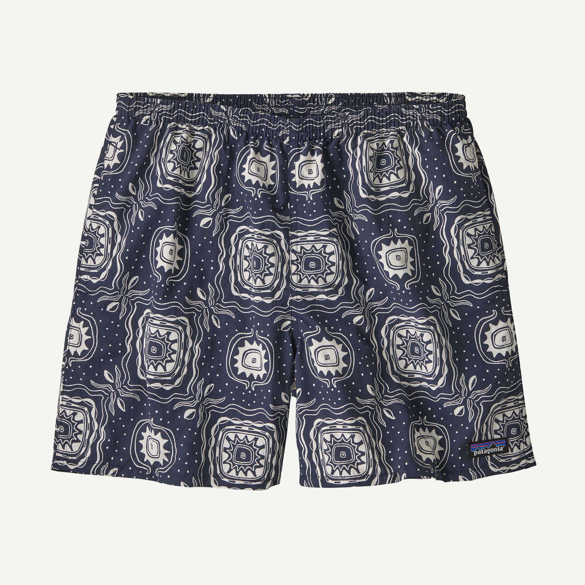 Men's Baggies(TM) Shorts - 5" - Solar Blocks: New Navy