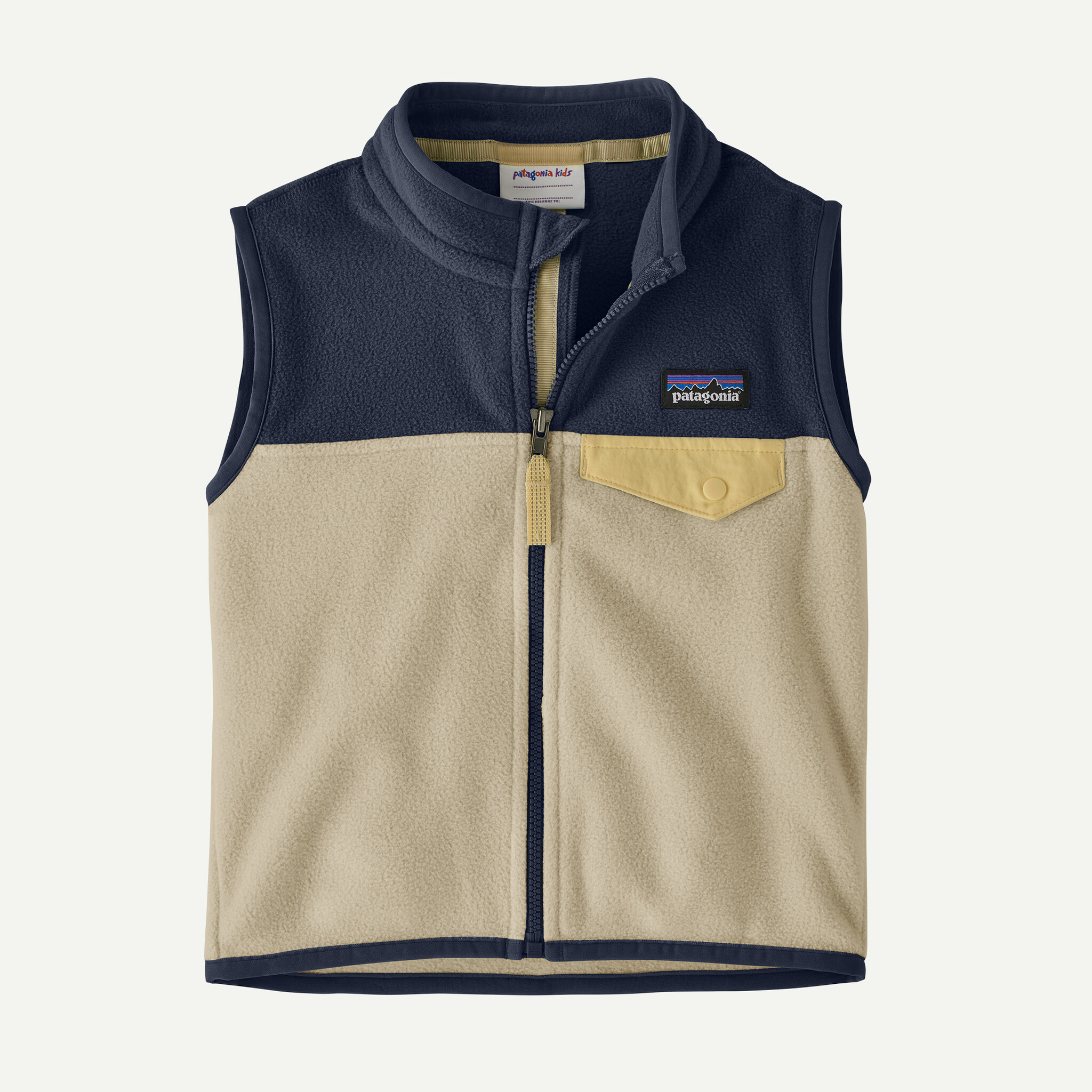 Baby Micro D(R) Snap-T(R) Fleece Vest - Weathered Stone