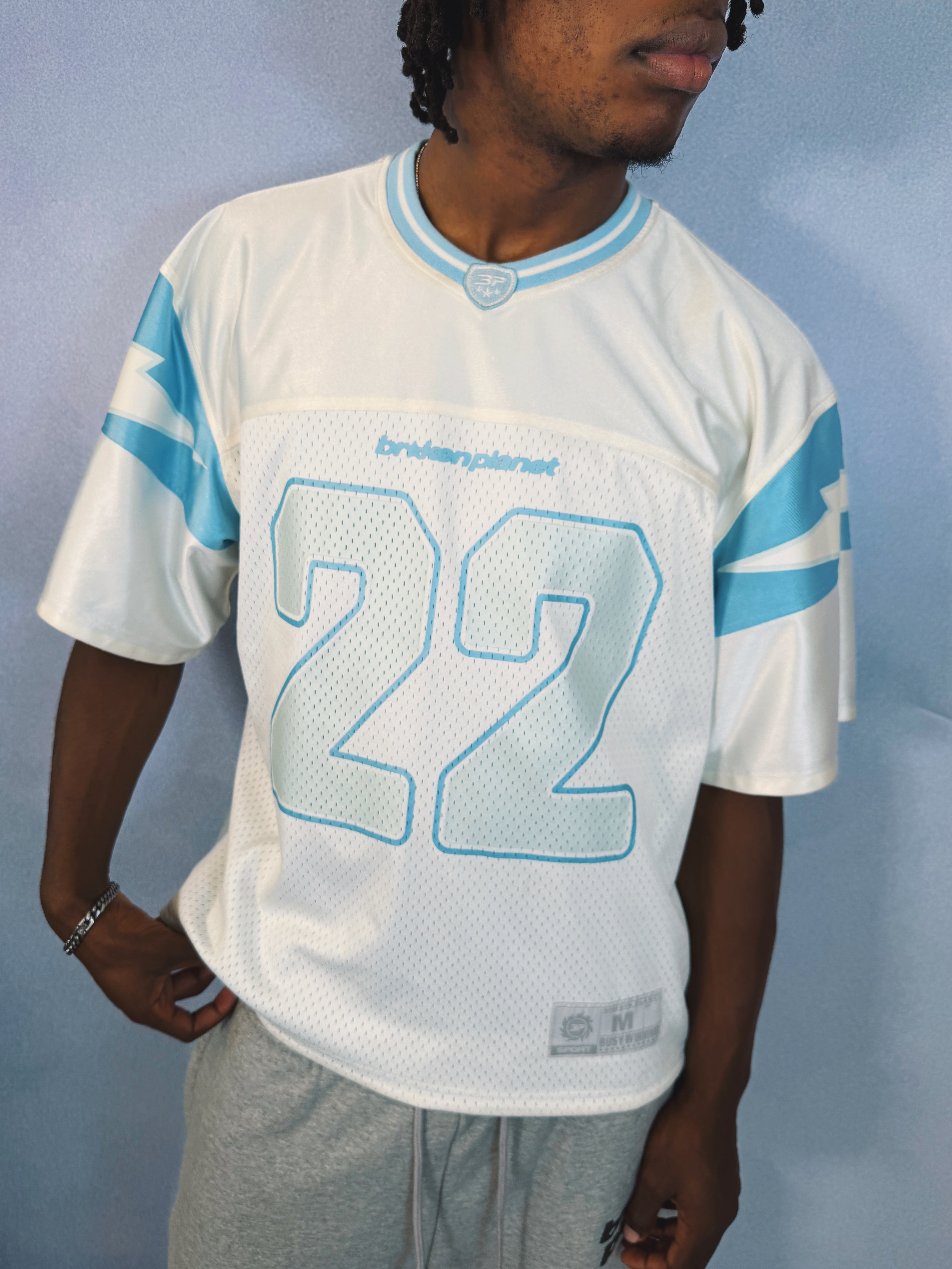 Reversible Bolt Jersey - Sky Blue