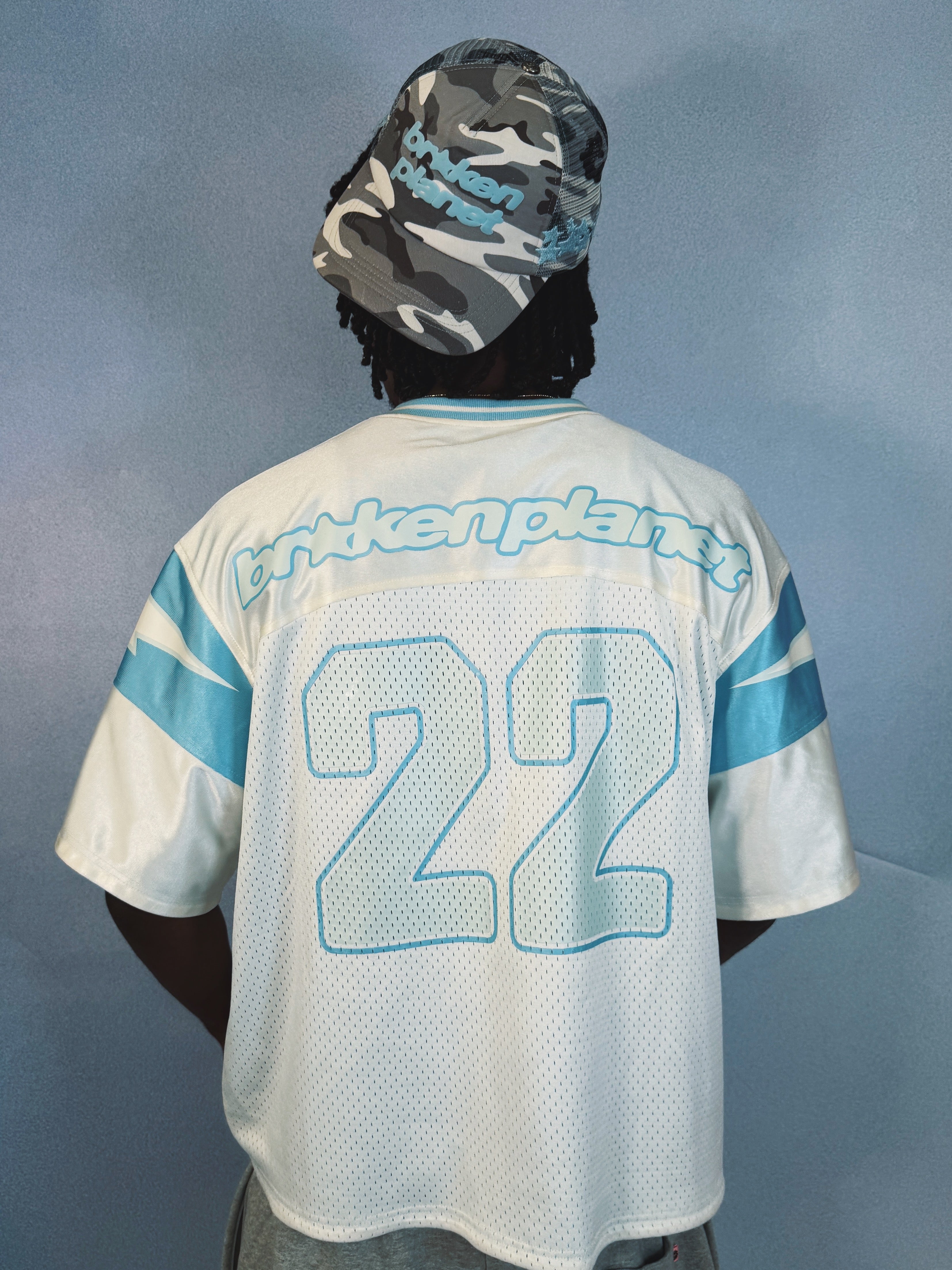 Reversible Bolt Jersey - Sky Blue