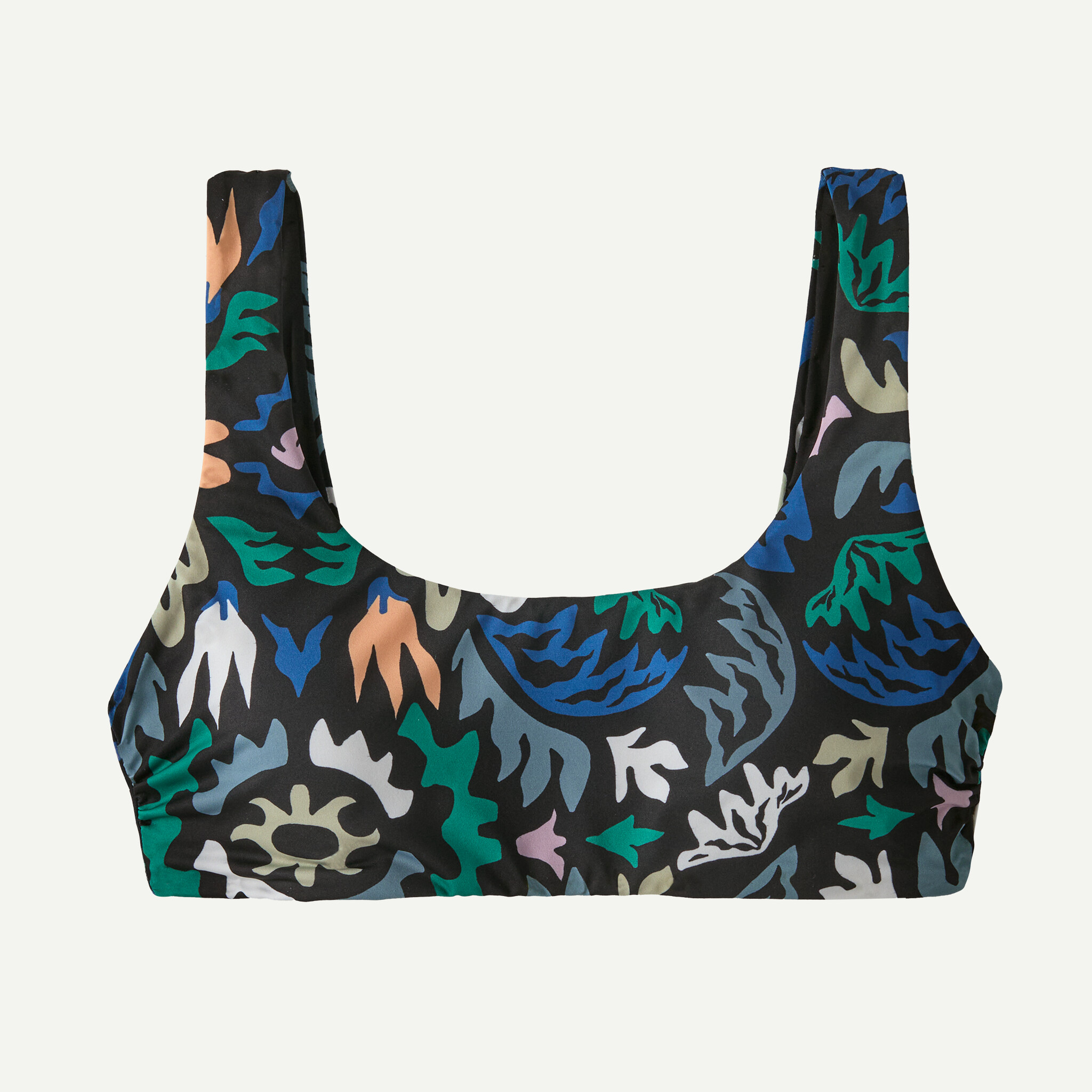 Women's Wave For It Bikini Top - Kaleido: Black