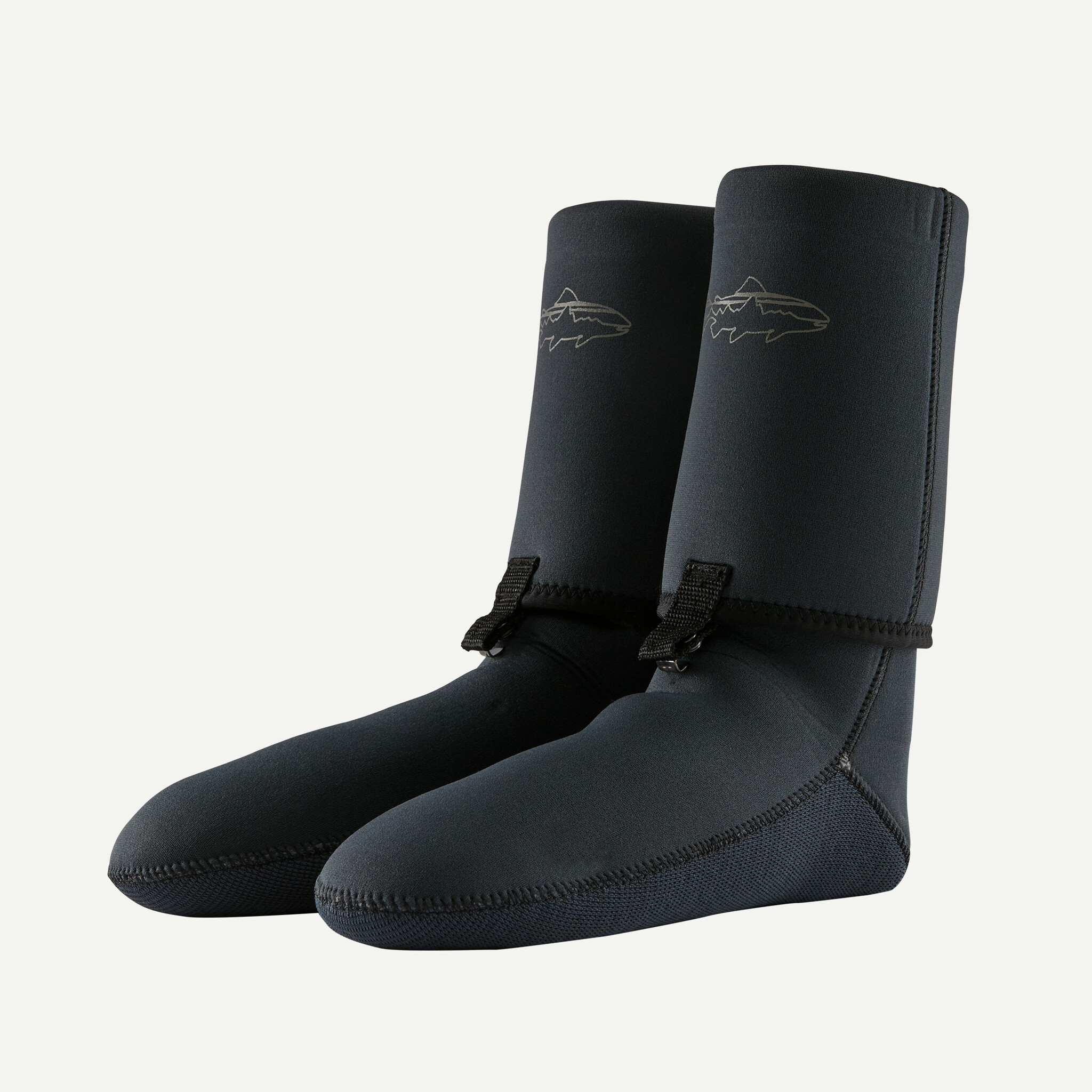 Yulex(R) Wading Socks with Gravel Guard - Black