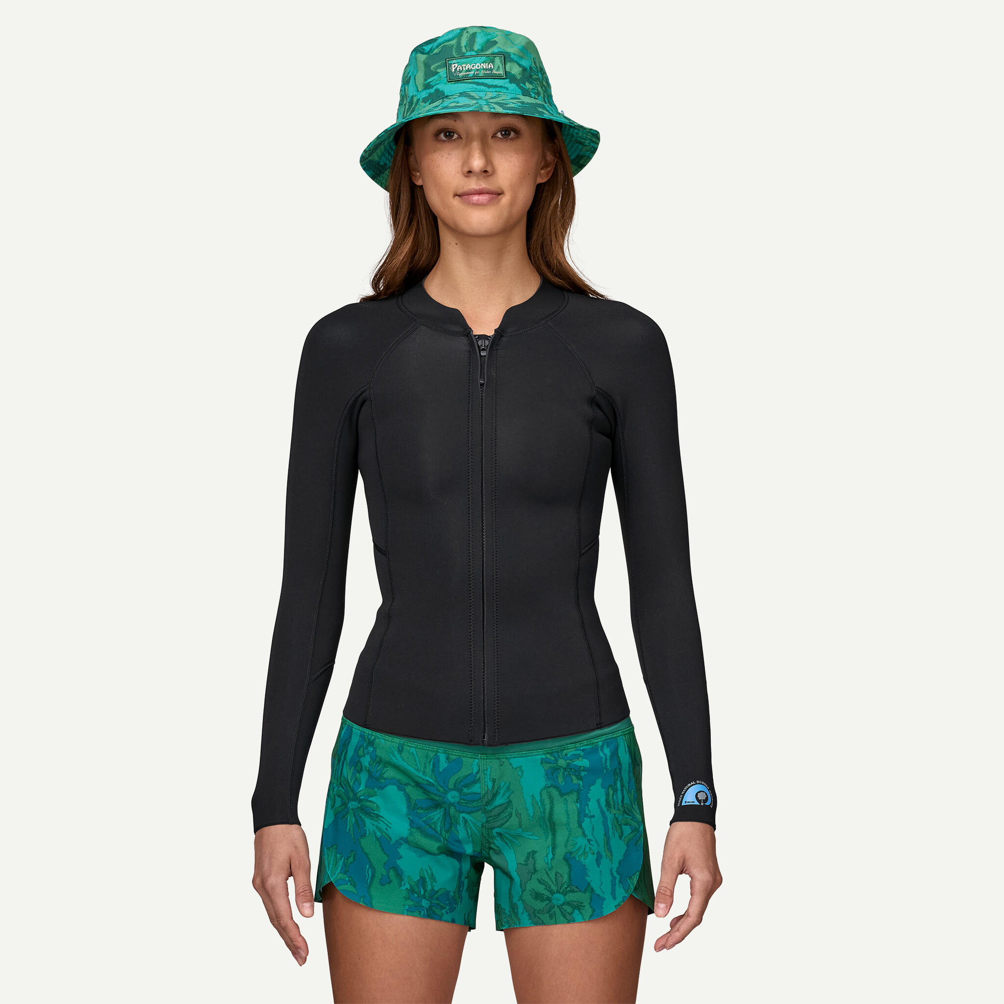 Women's Yulex(R) Regulator(R) Lite Long-Sleeved Wetsuit Top - Black
