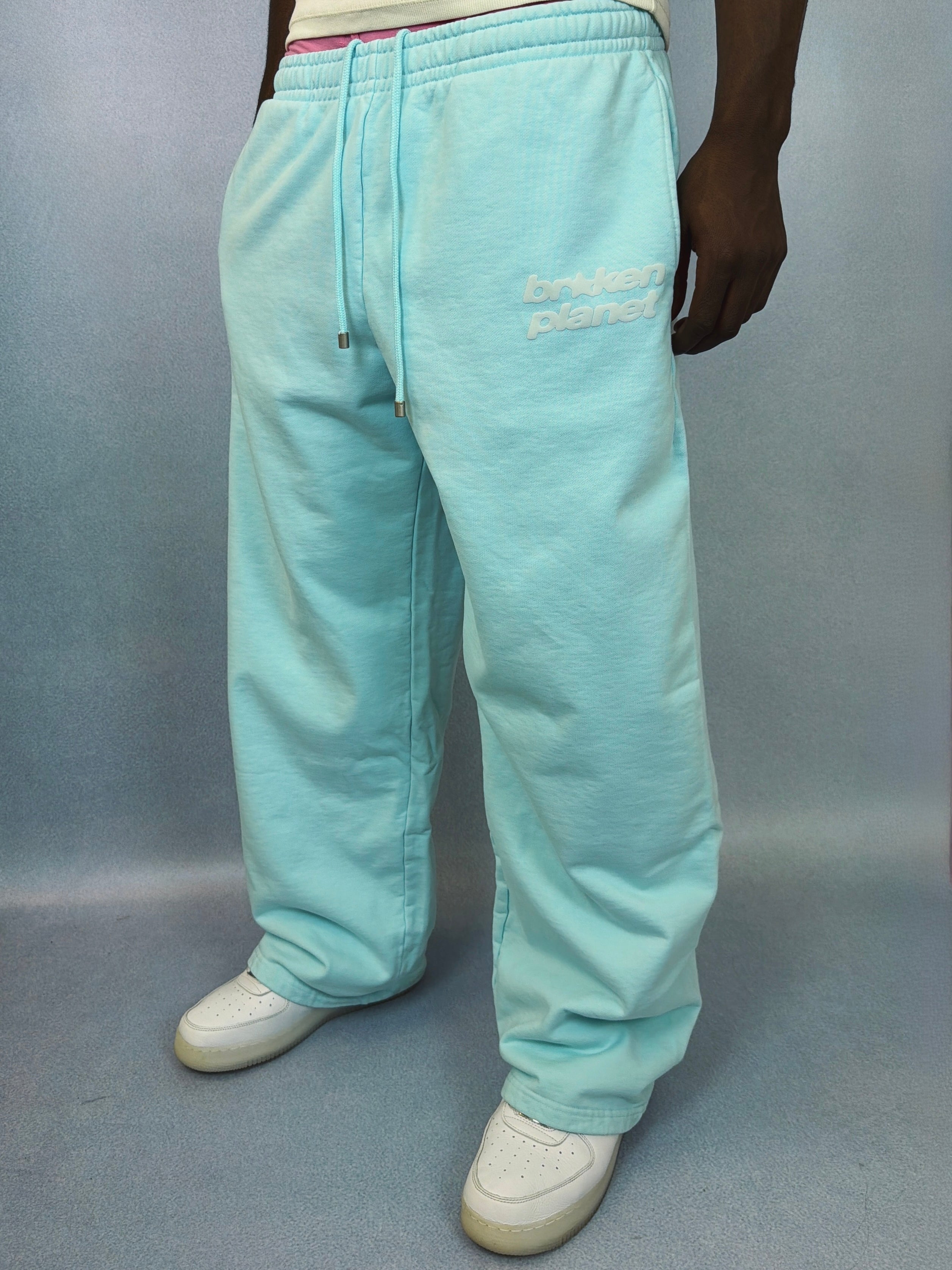 Star Logo Straight Leg Sweatpants - Blue Tint - 4