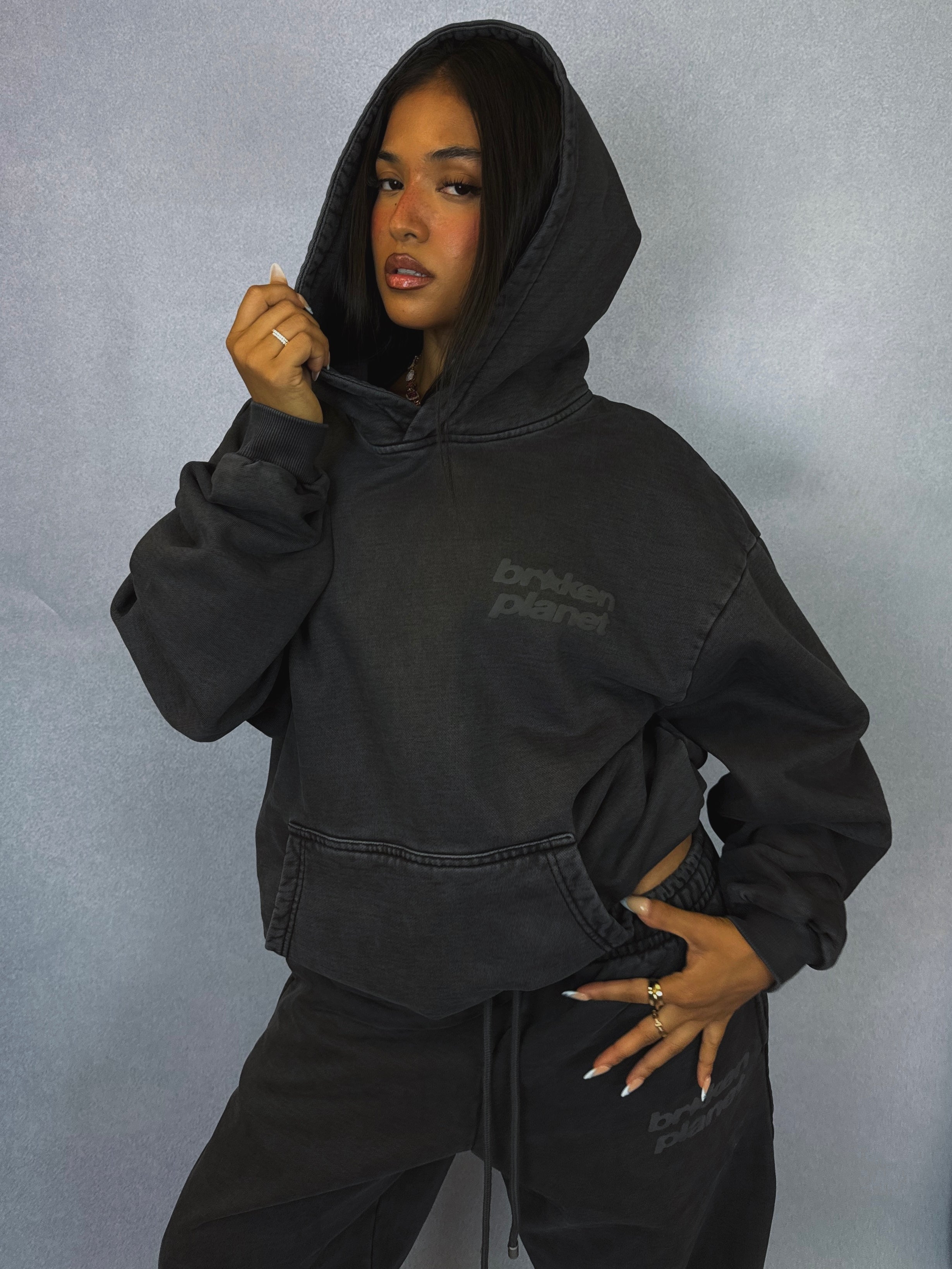 Star Logo Hoodie - Soot Black - 5