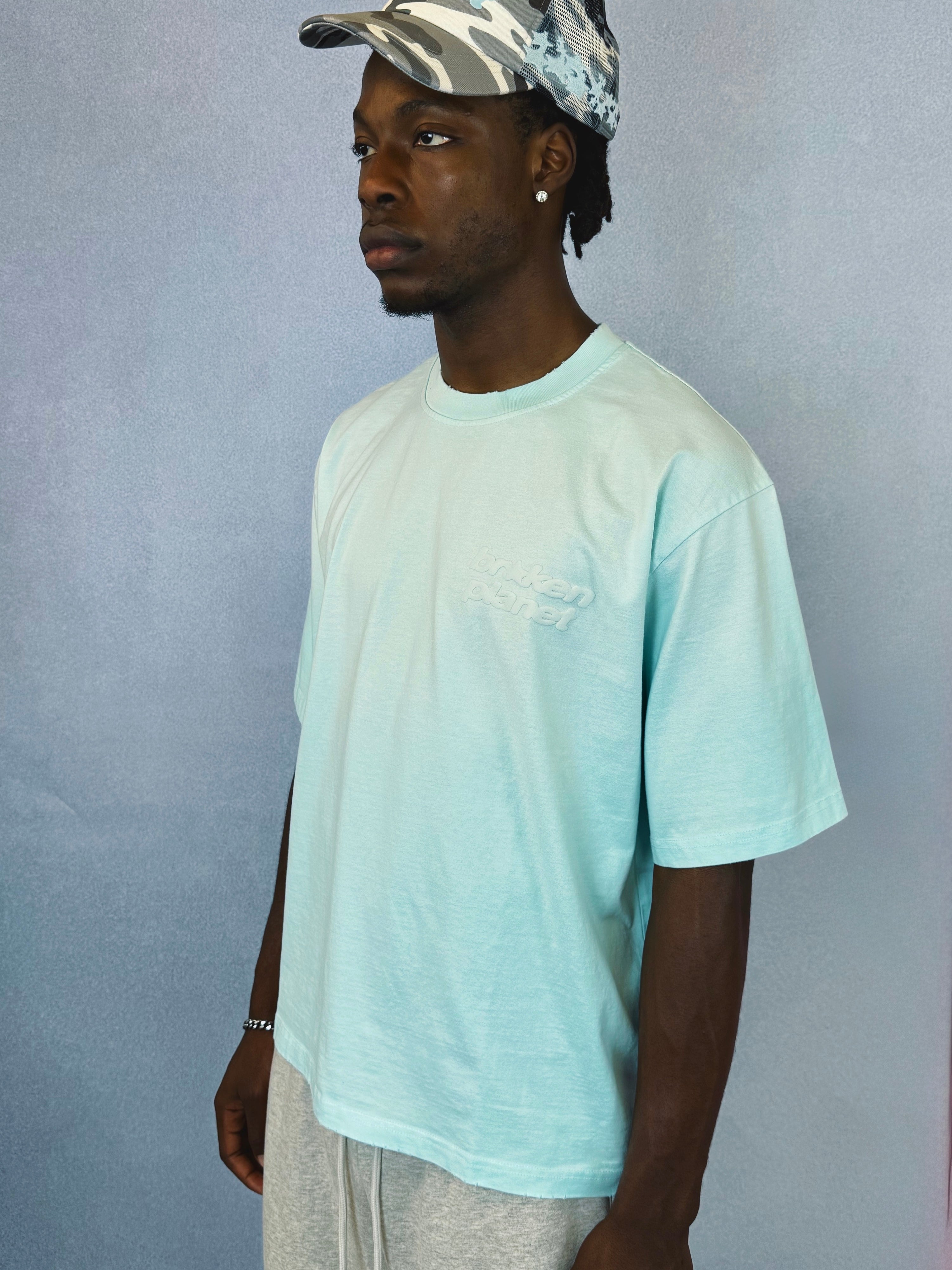 Star Logo T-shirt - Blue Tint - 3