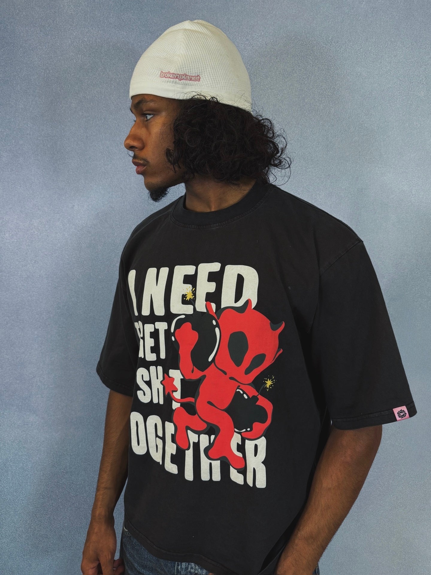 Get My Sh*t T-shirt - Washed Midnight Black - 4