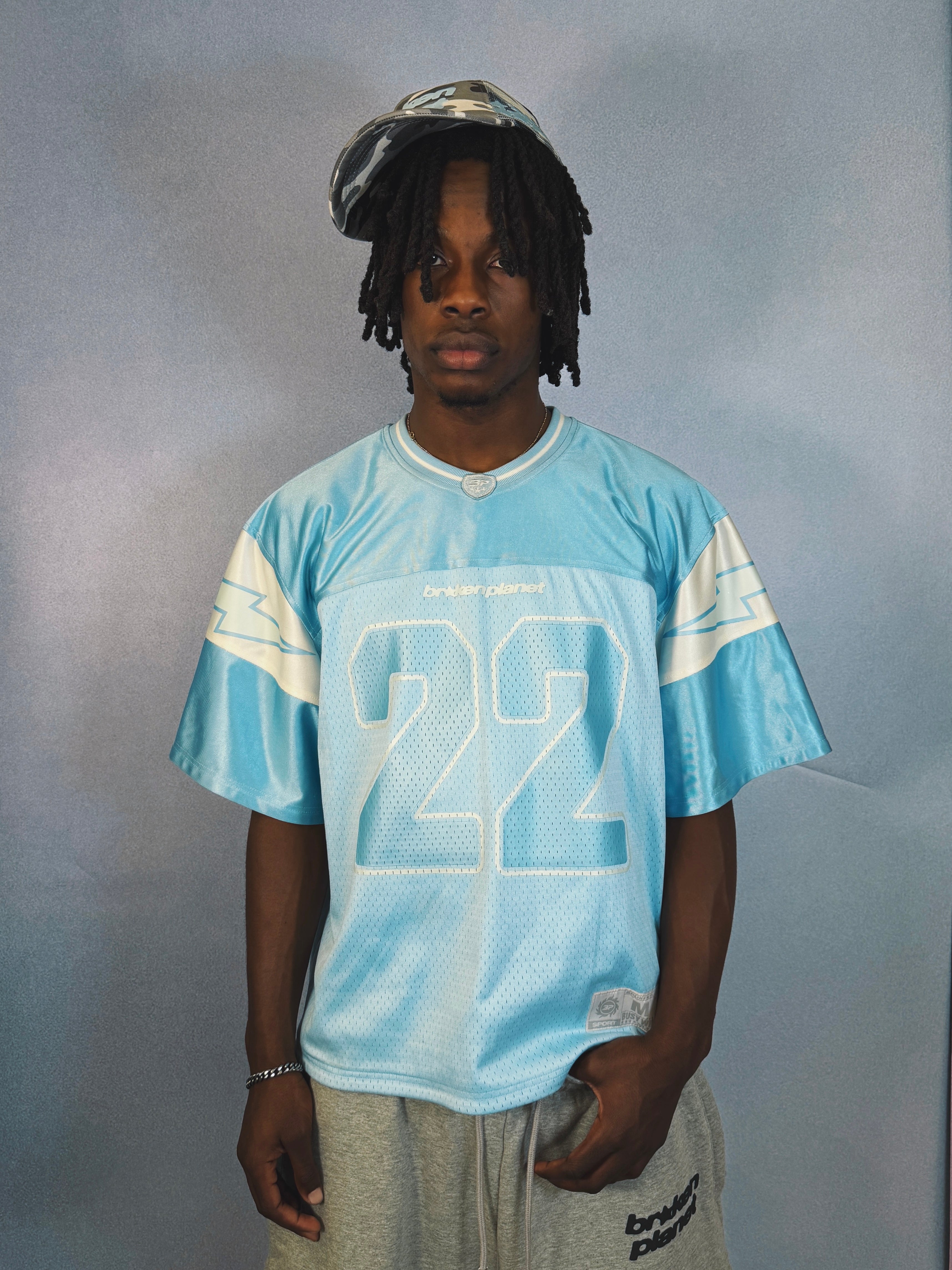 Reversible Bolt Jersey - Sky Blue