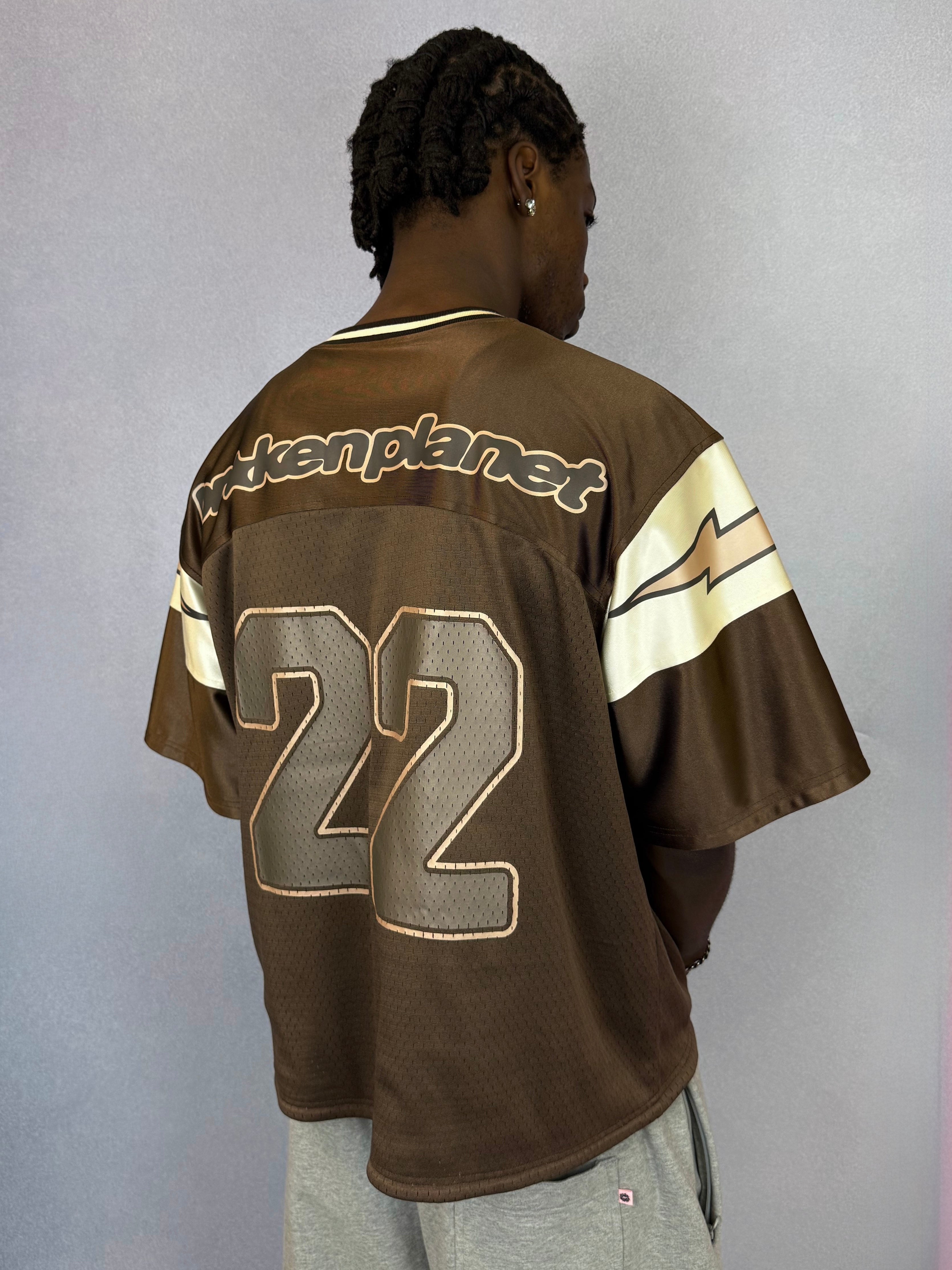 Reversible Bolt Jersey - Chocolate Brown/Vanilla White - 3