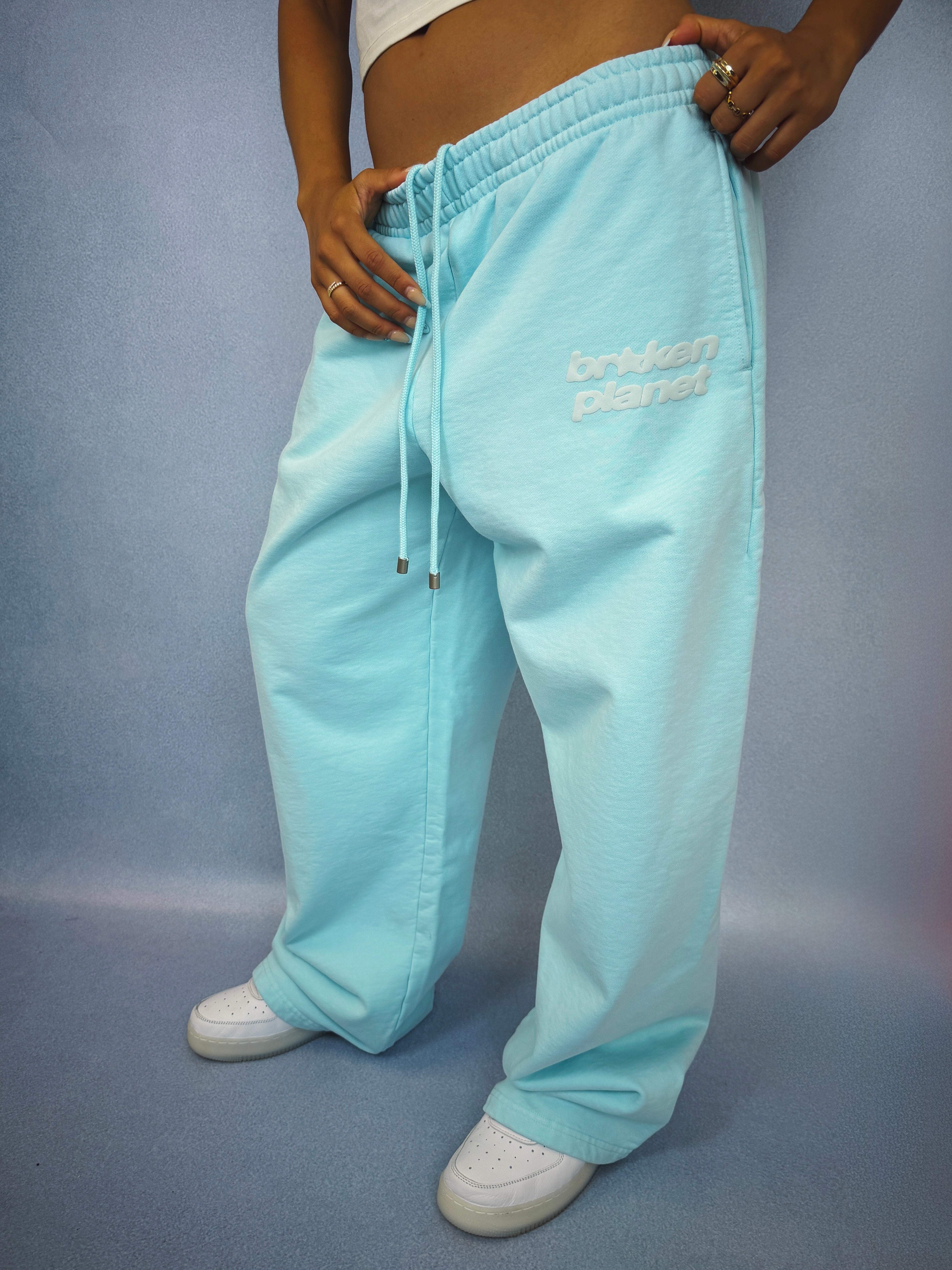 Star Logo Straight Leg Sweatpants - Blue Tint - 5