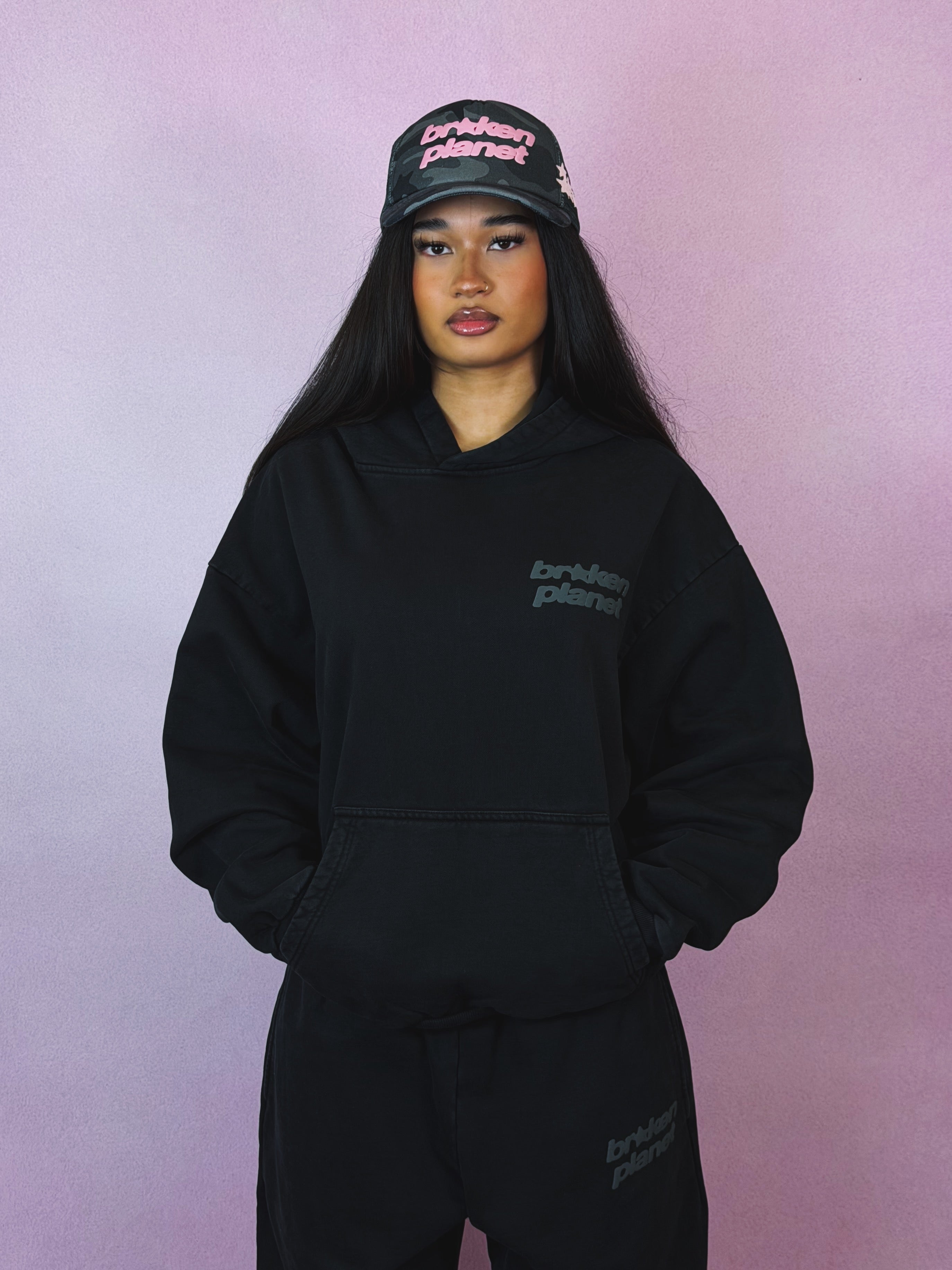 Star Logo Hoodie - Midnight Black - 4