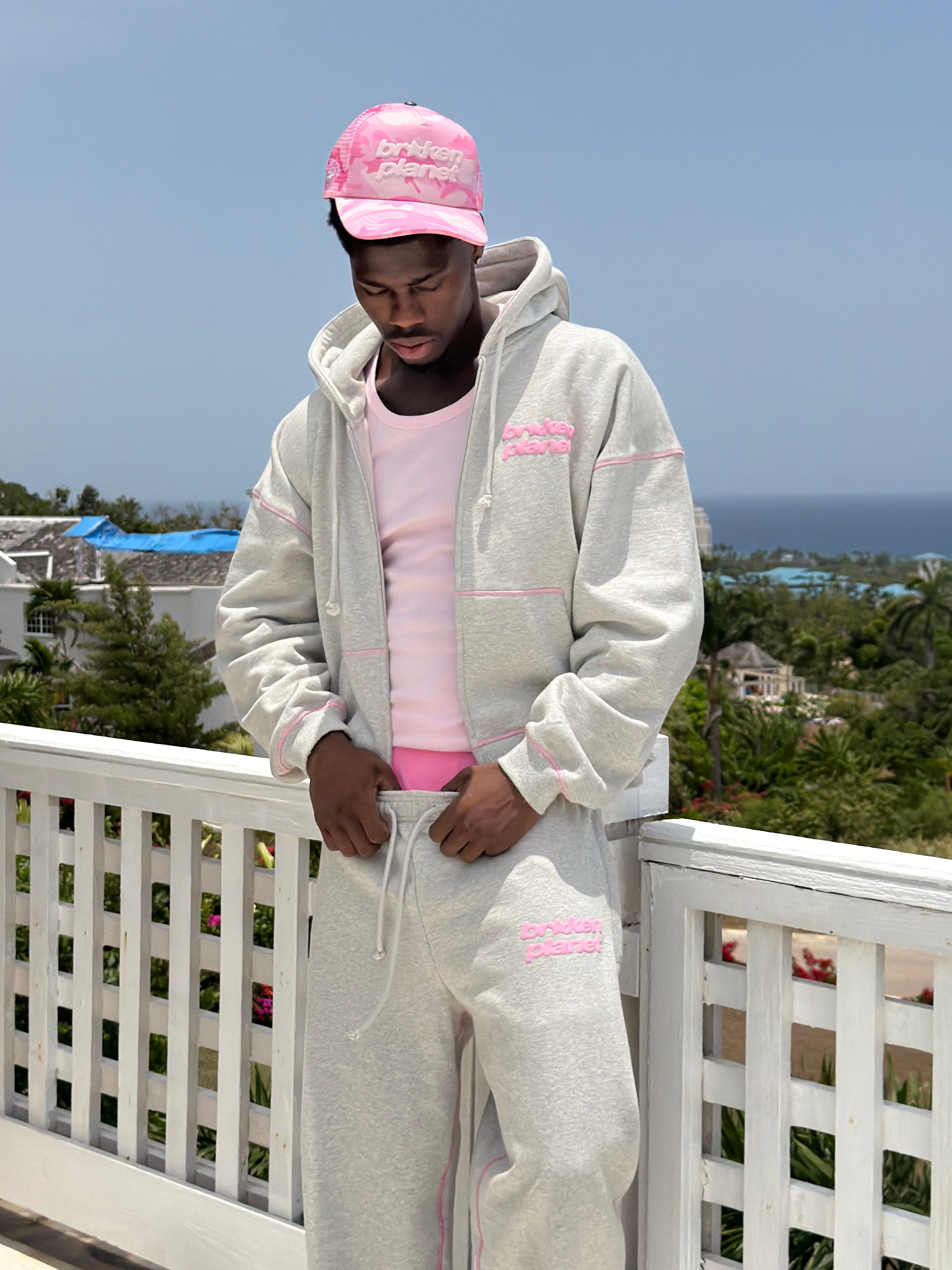 Broken Planet Trucker Hat - Pink Camo - 5