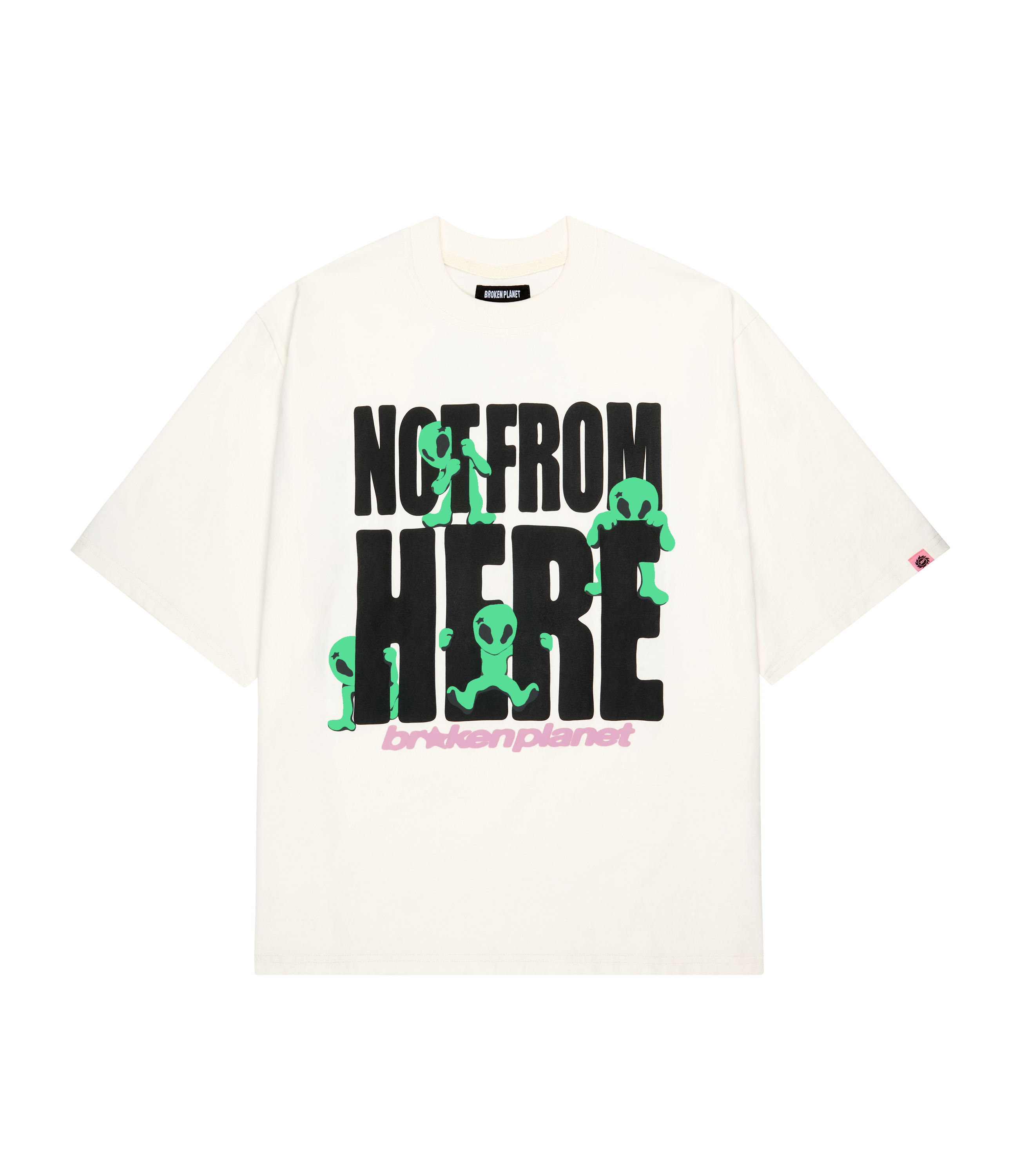 Not From Here T-shirt - Vanilla White