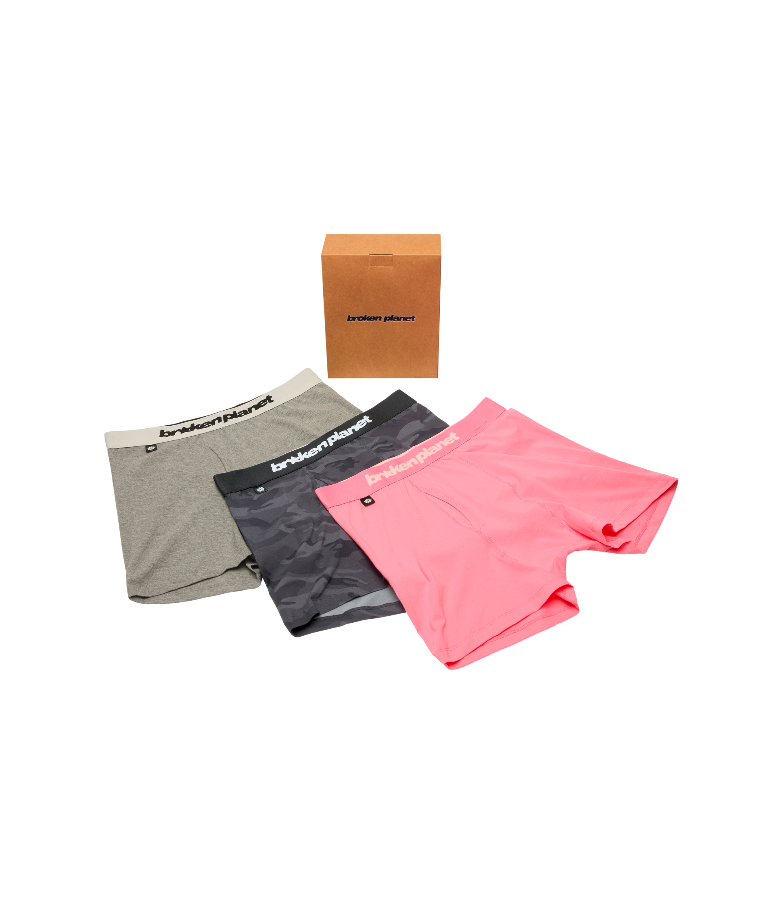 Star Logo Boxers (3-pack) - Black Camo/Candy Pink/Heather Gray - 2