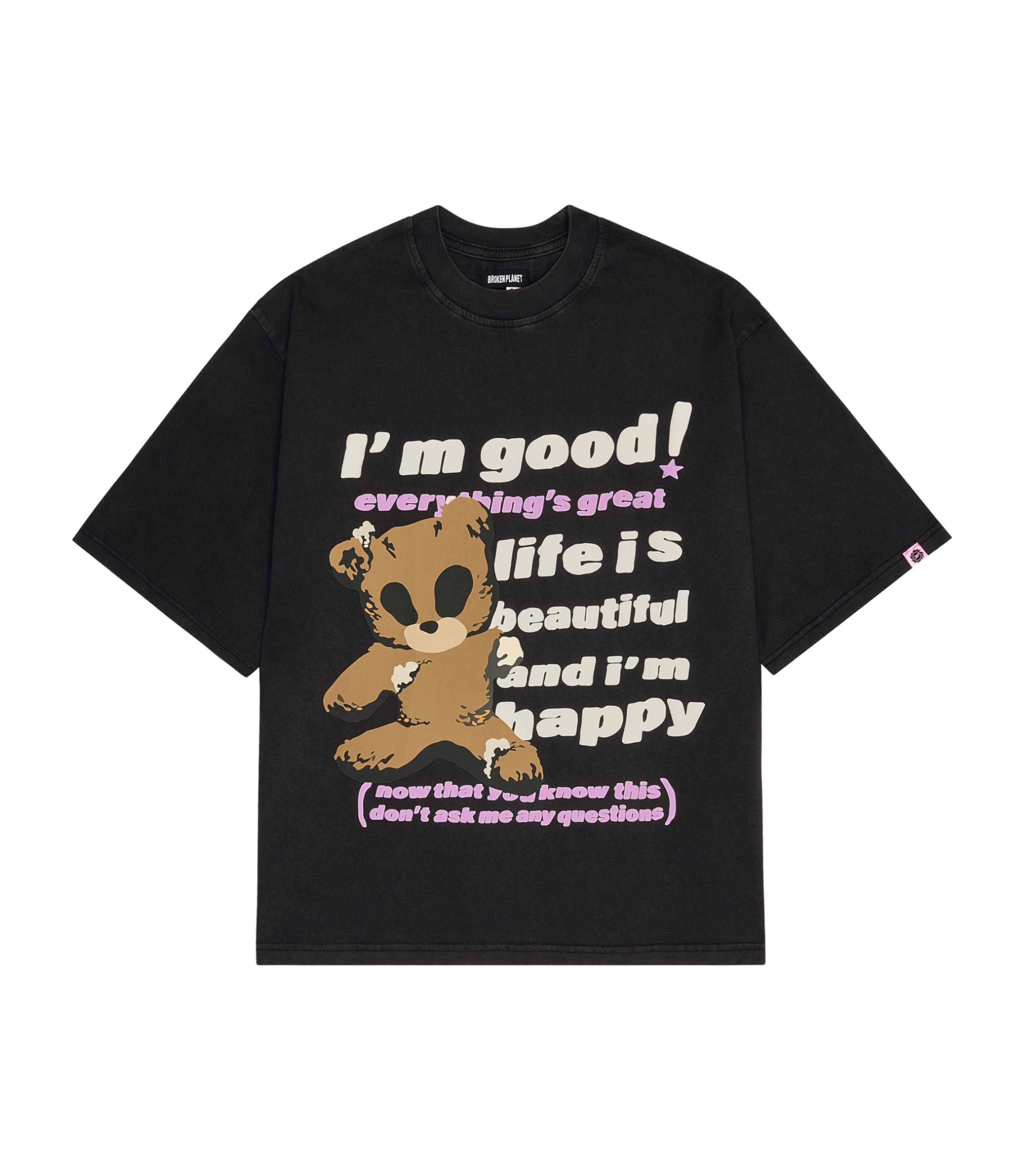 I'm Good T-shirt - Washed Midnight Black