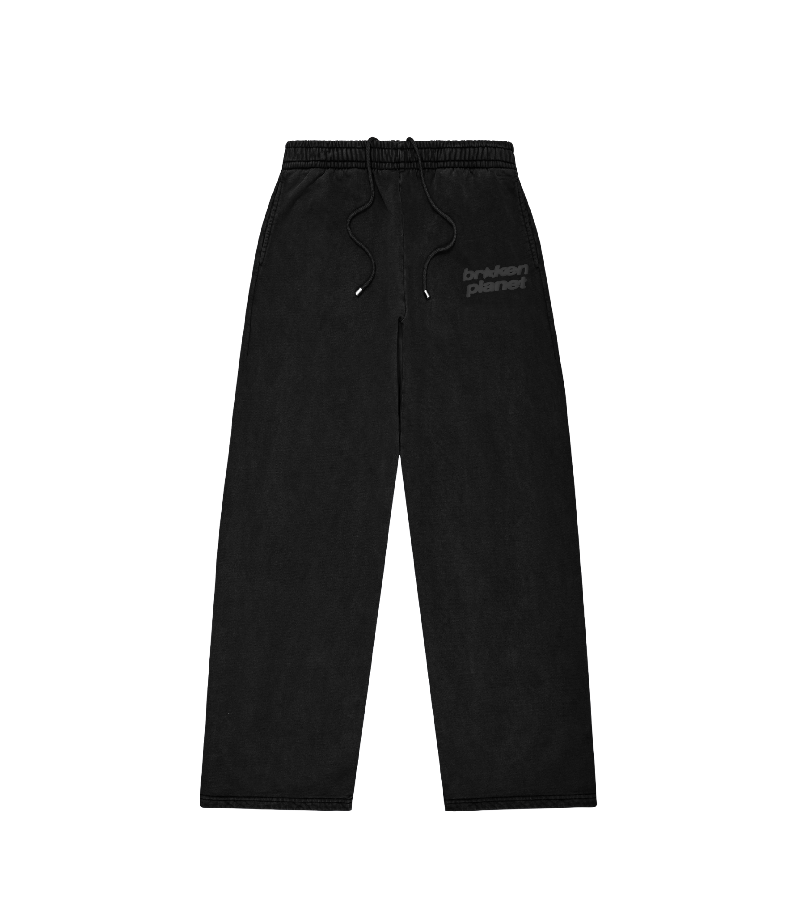 Star Logo Straight Leg Sweatpants - Midnight Black