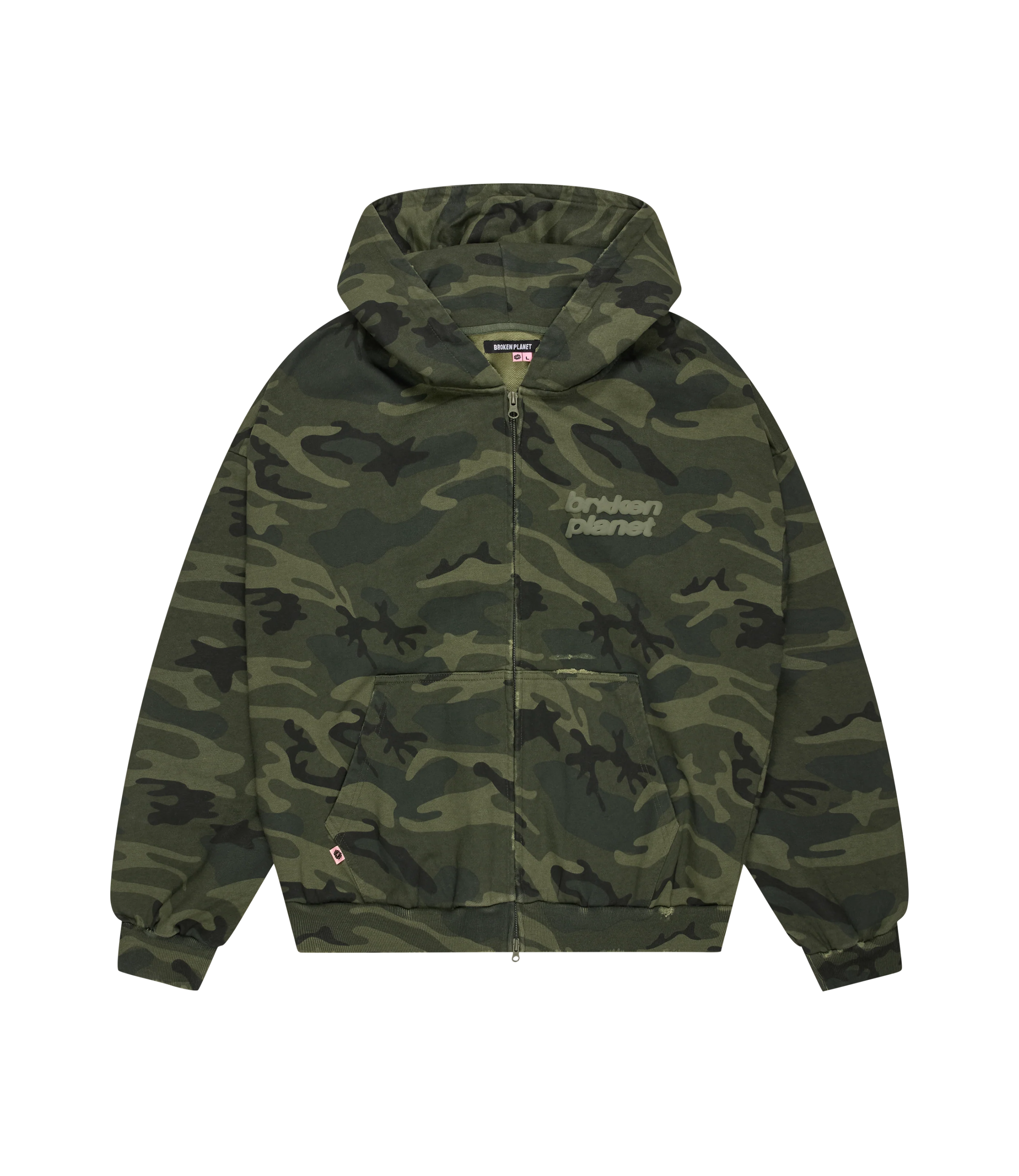 Star Logo Zip-Up Hoodie