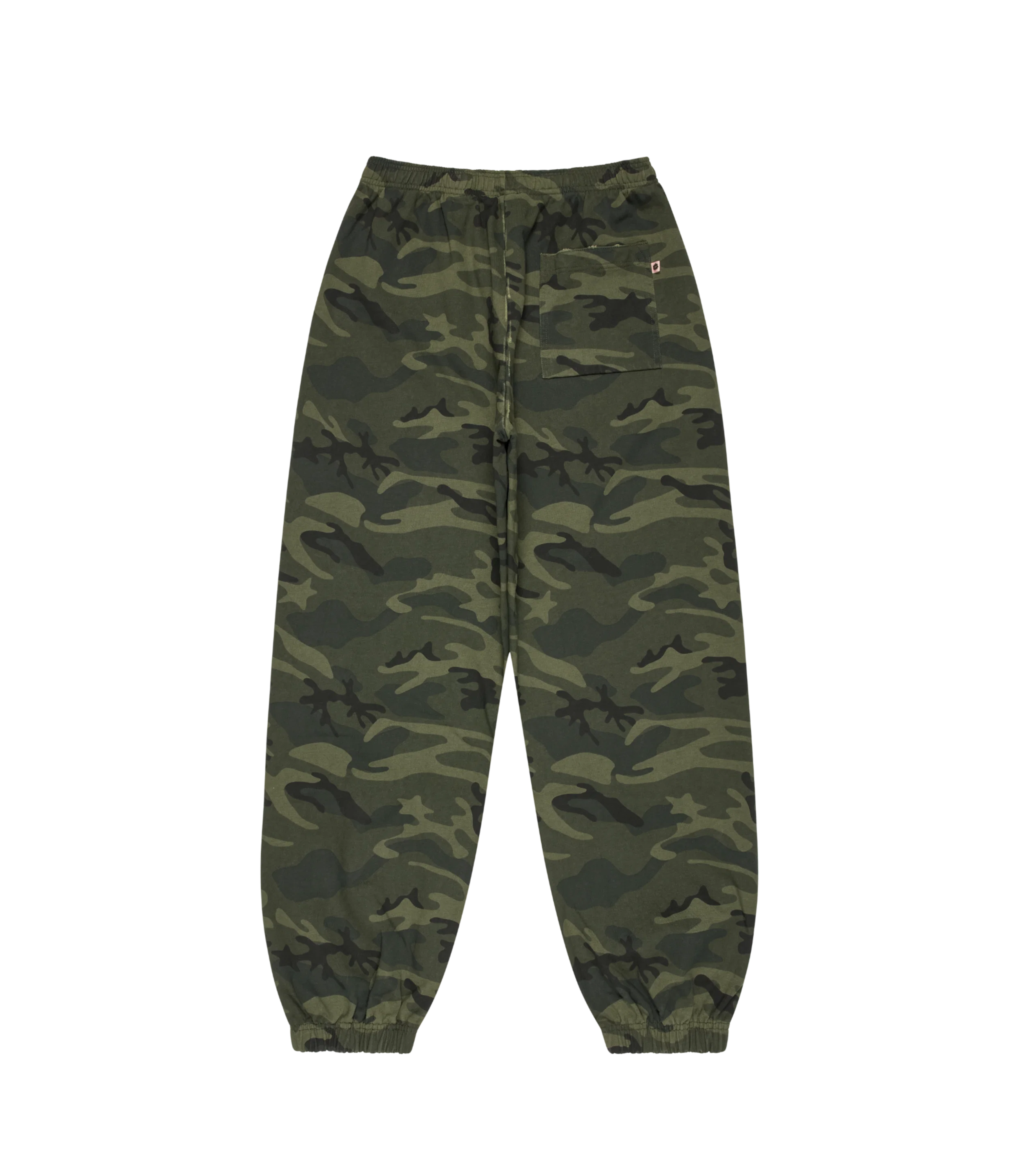 Star Logo Cuffed Sweatpants camo - back