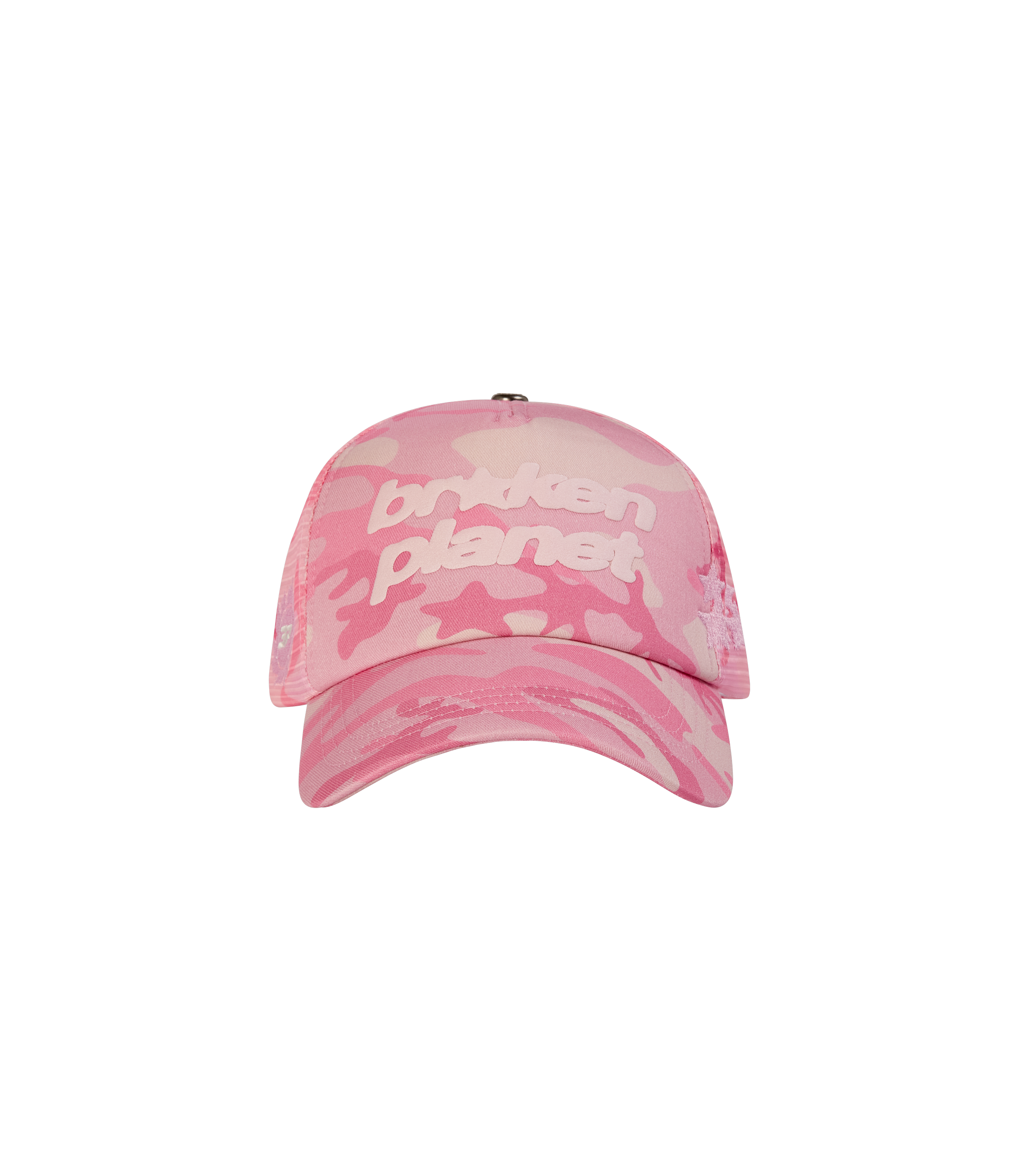 Broken Planet Trucker Hat - Pink Camo