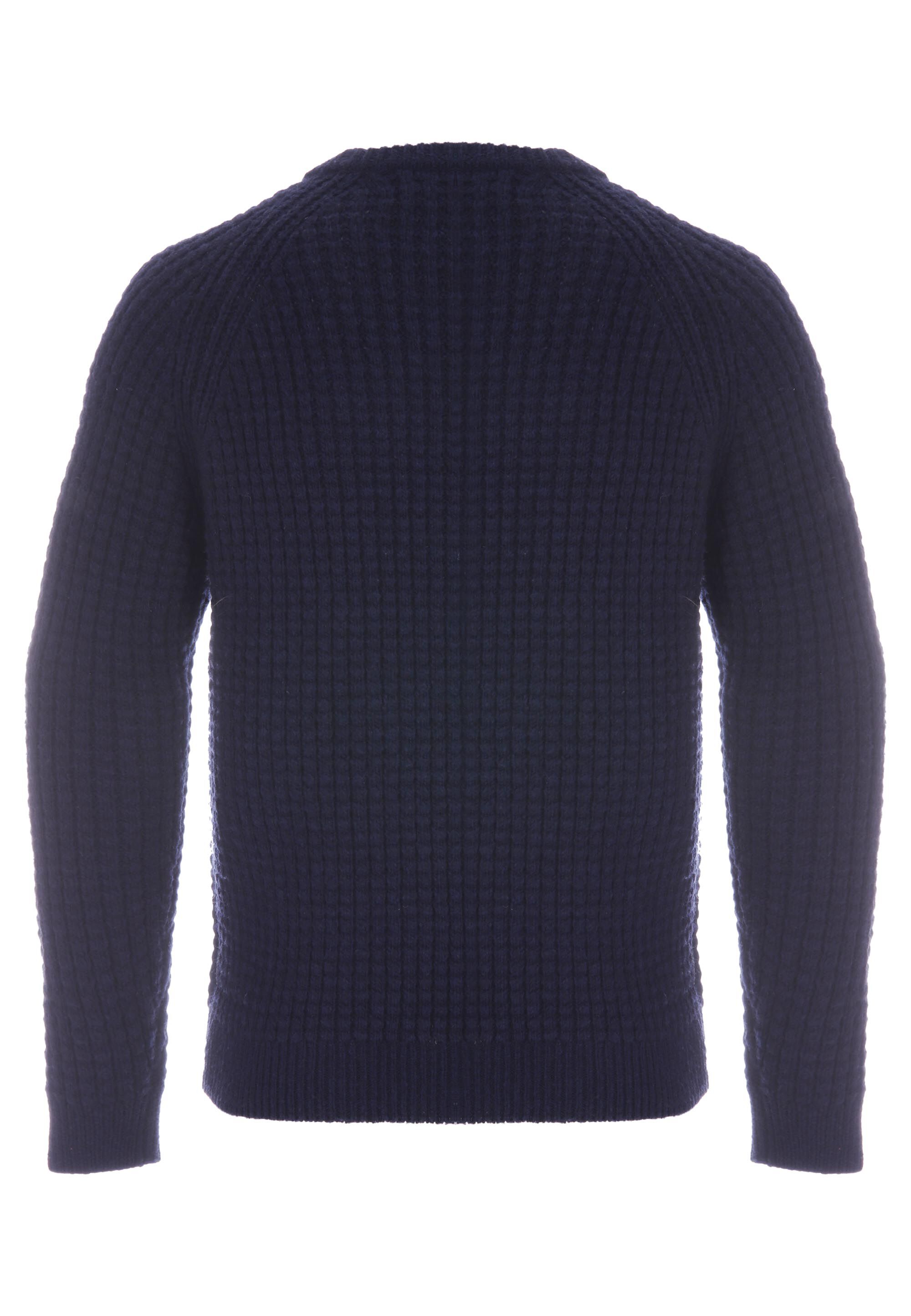 Mens Navy Cosy Knit Jumper