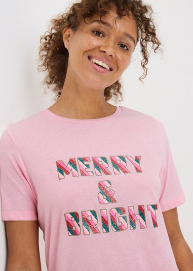 Pink Merry  Bright Pyjama Set